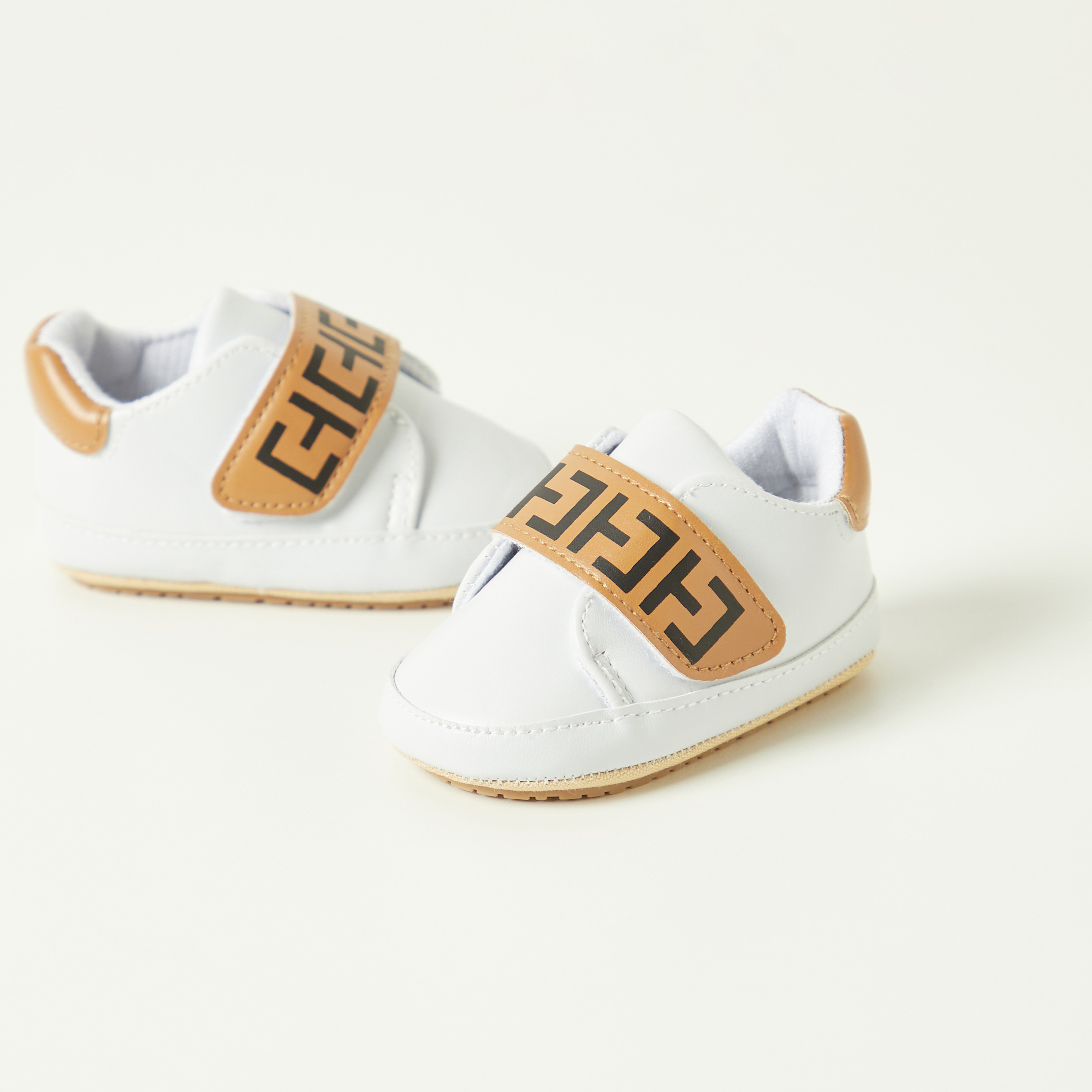 Juniors Printed Booties with Hook and Loop Closure-baby-boys-shoes-booties-image-4