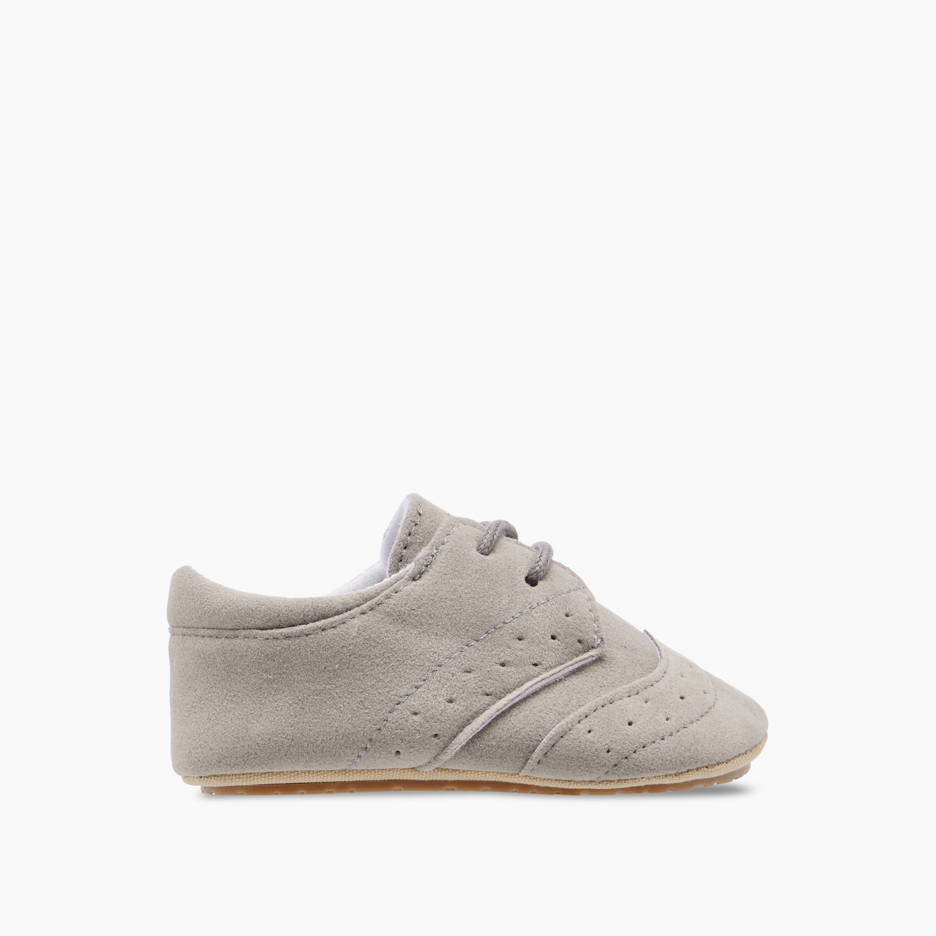 Juniors Textured Lace-Up Booties-baby-boys-shoes-closedshoes-image-3