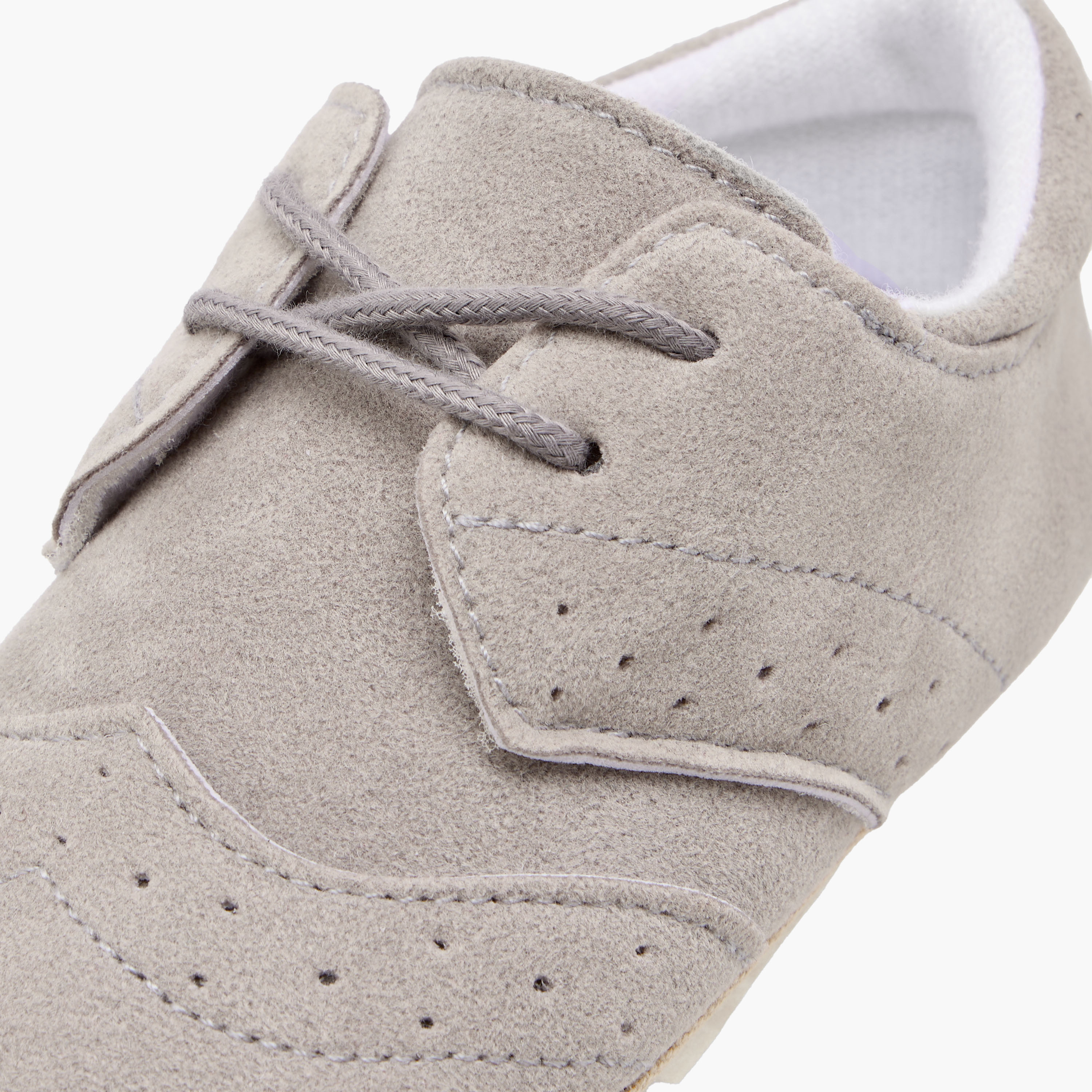 Juniors Textured Lace-Up Booties-baby-boys-shoes-closedshoes-image-4