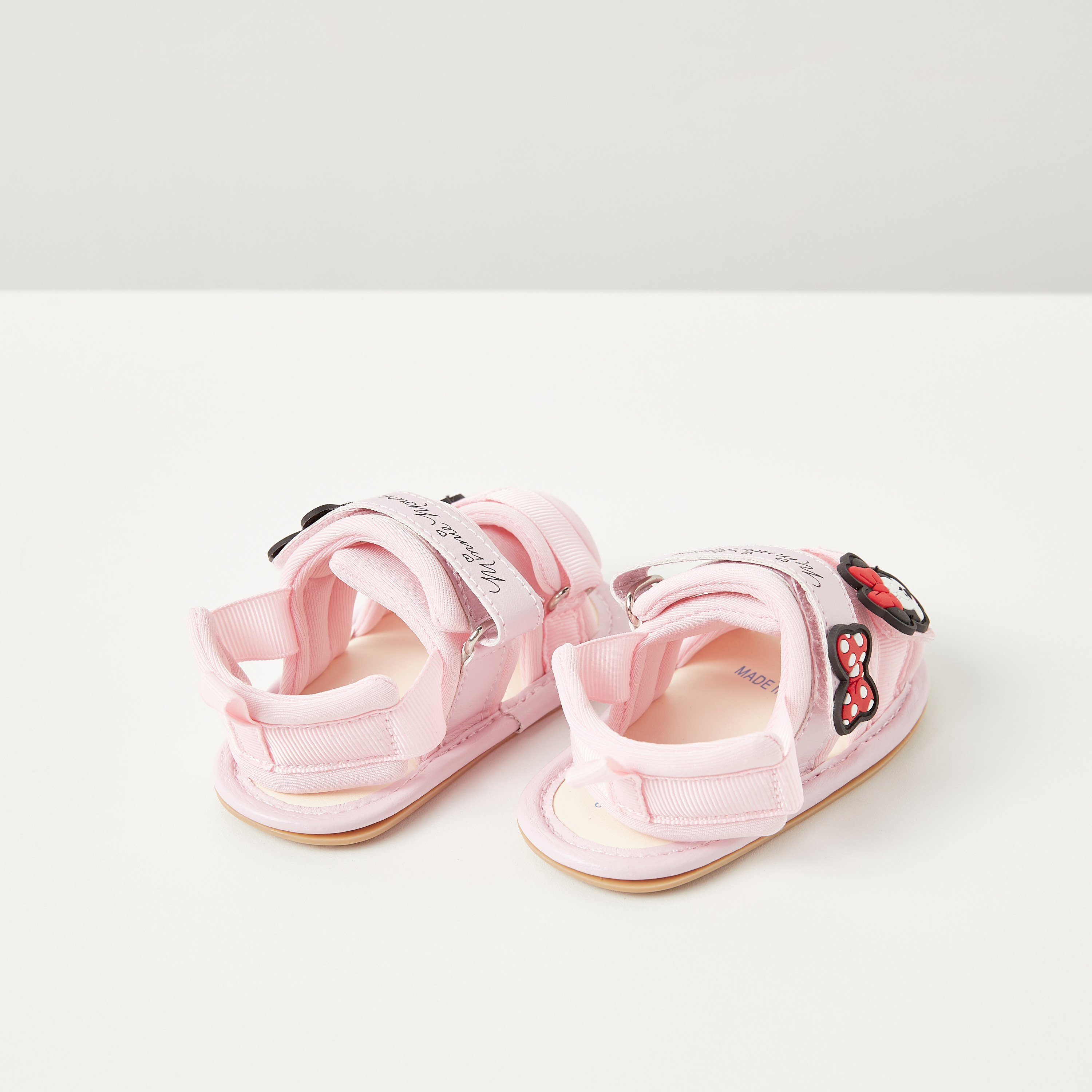 Disney Minnie Mouse Applique Floaters with Hook and Loop Closure-baby-girls-shoes-sandals-image-3
