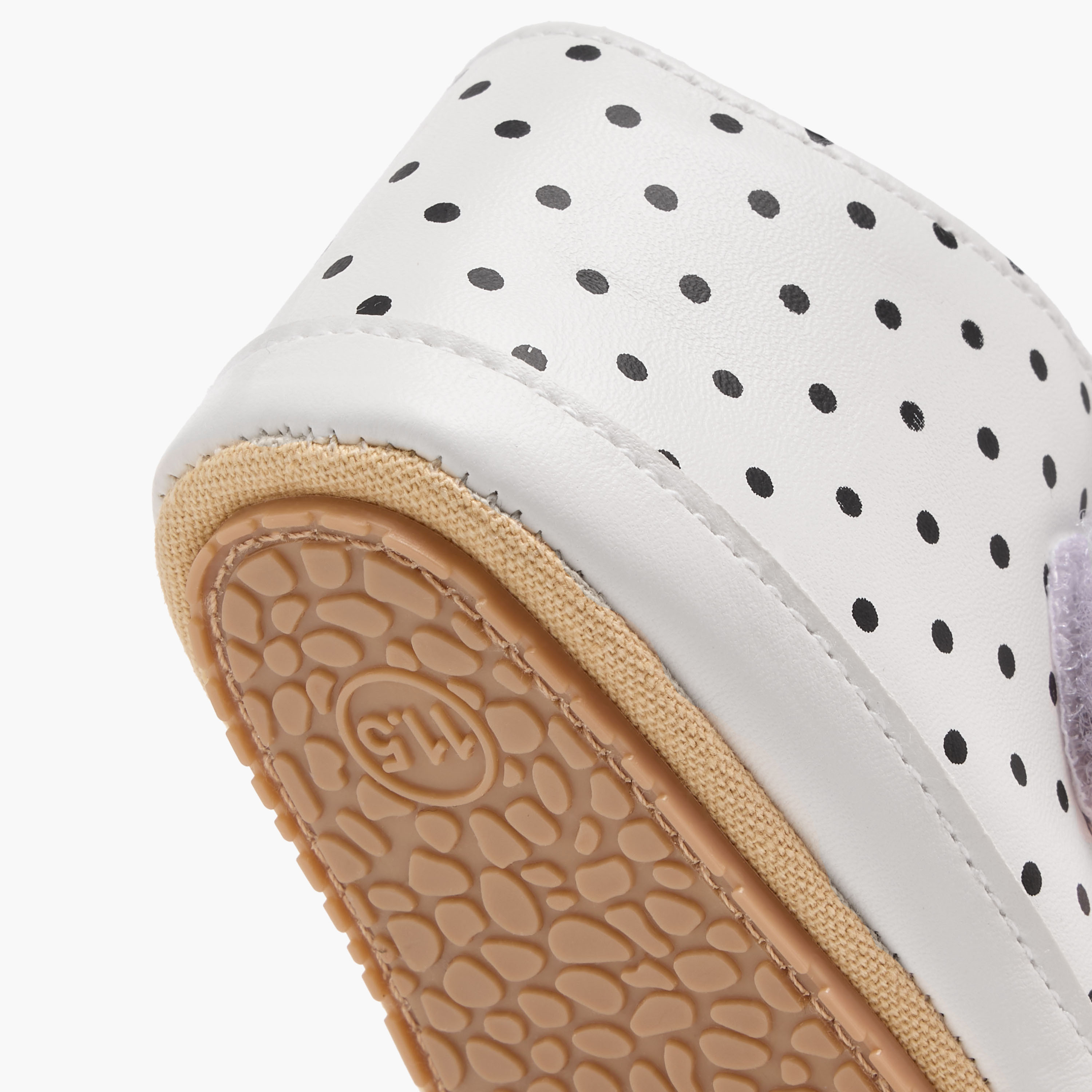 Juniors Bunny Applique Booties with Hook and Loop Closure-baby-girls-shoes-closedshoes-image-5