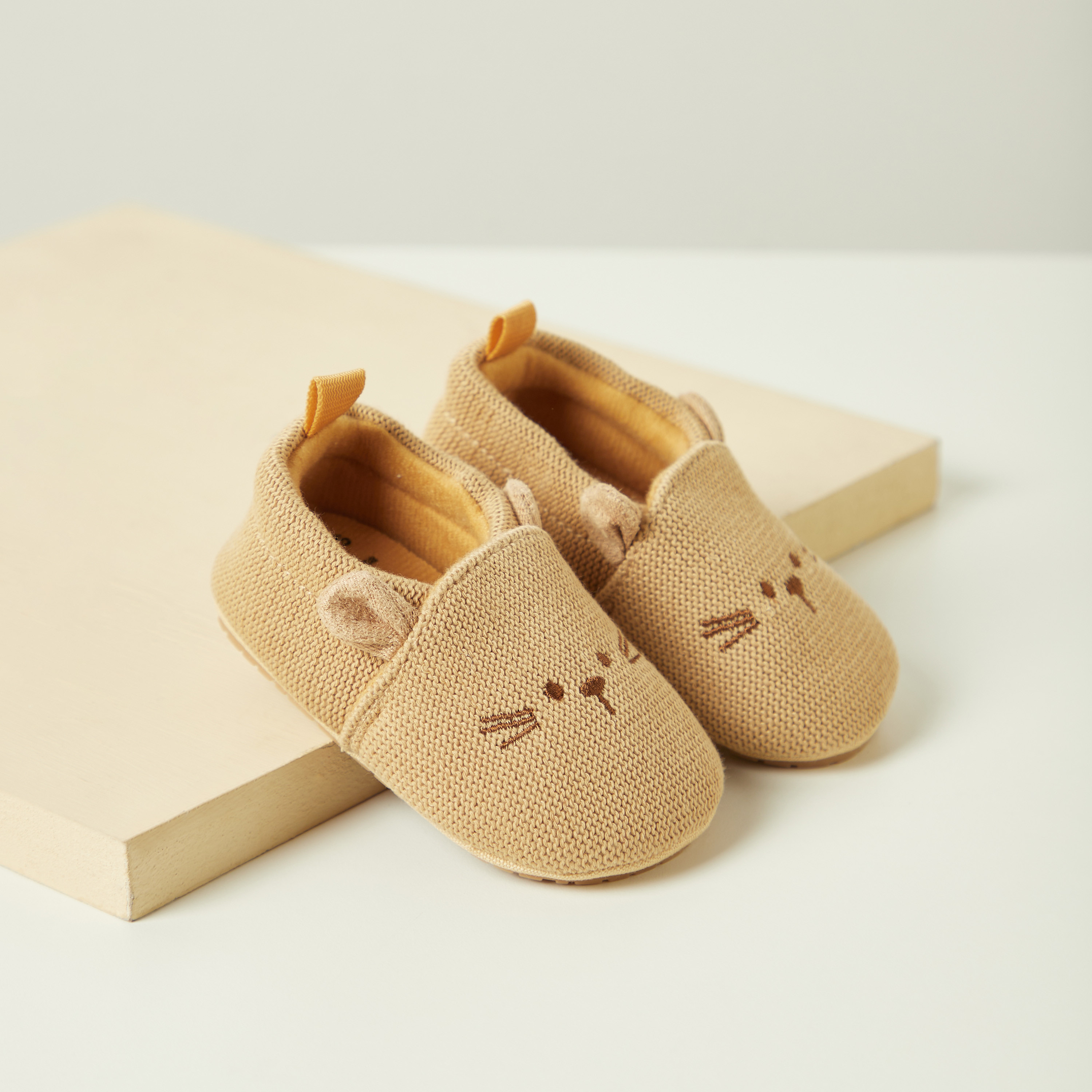 Juniors Textured Slip-On Booties-baby-boys-shoes-booties-image-2