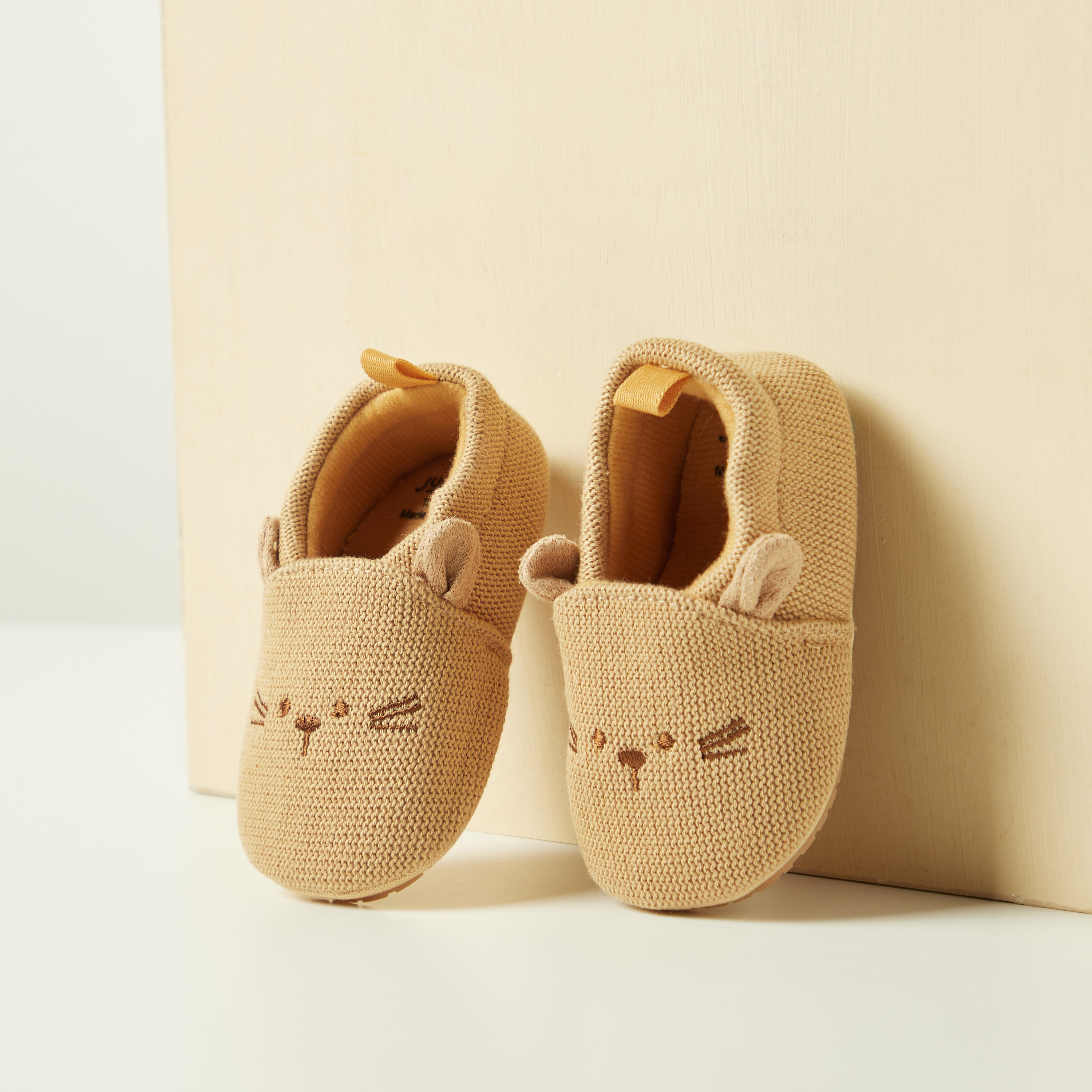 Juniors Textured Slip-On Booties-baby-boys-shoes-booties-image-4