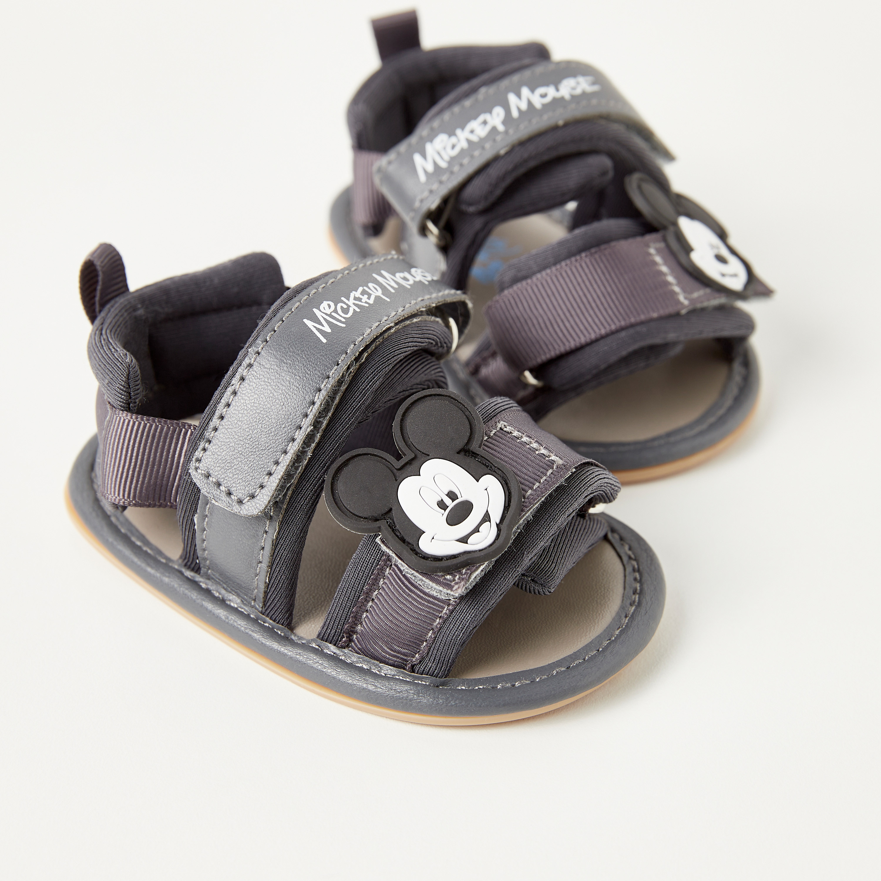 Disney Mickey Mouse Applique Floaters with Hook and Loop Closure-baby-boys-shoes-sandals-image-4