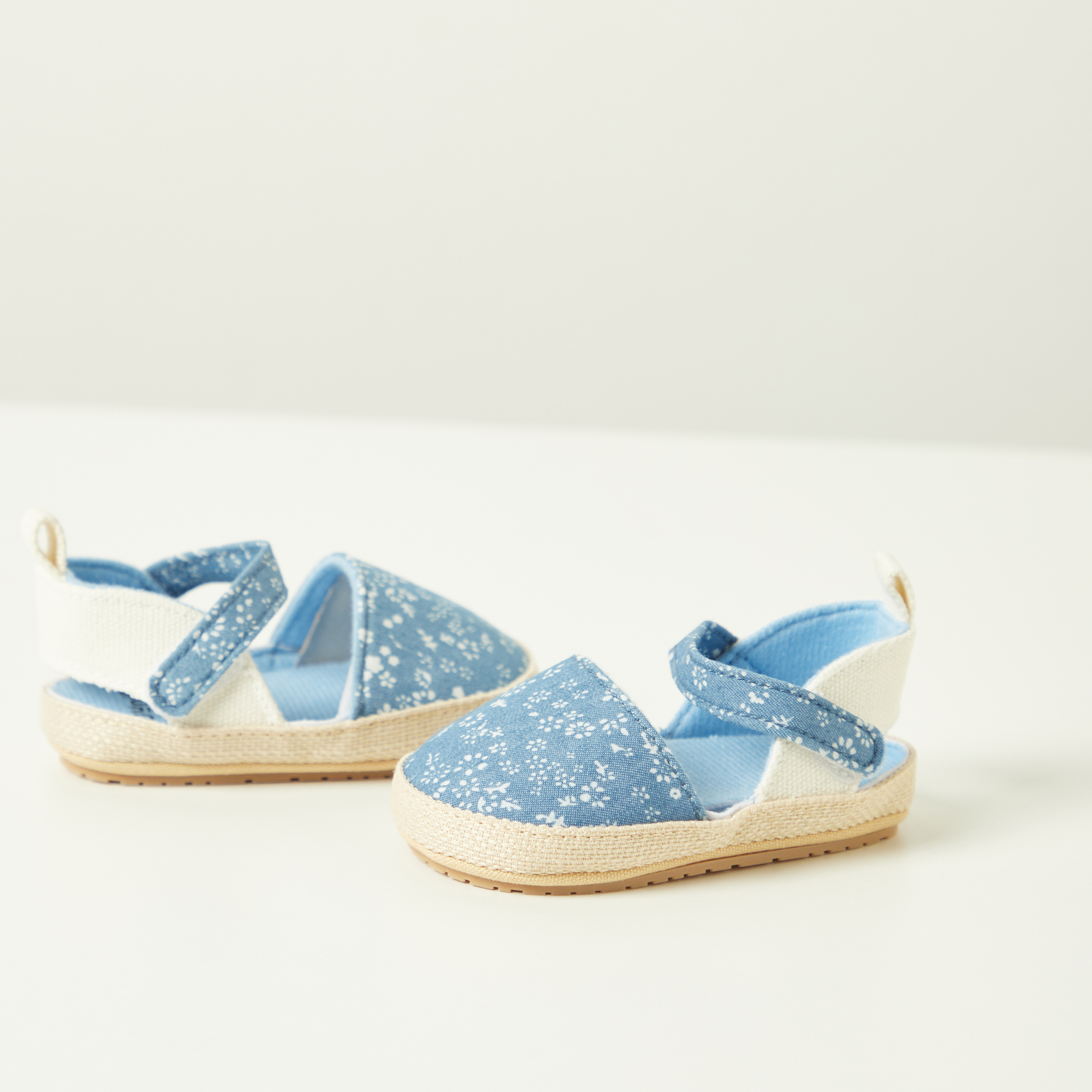 Juniors Printed Booties with Hook and Loop Closure-baby-girls-shoes-booties-image-4