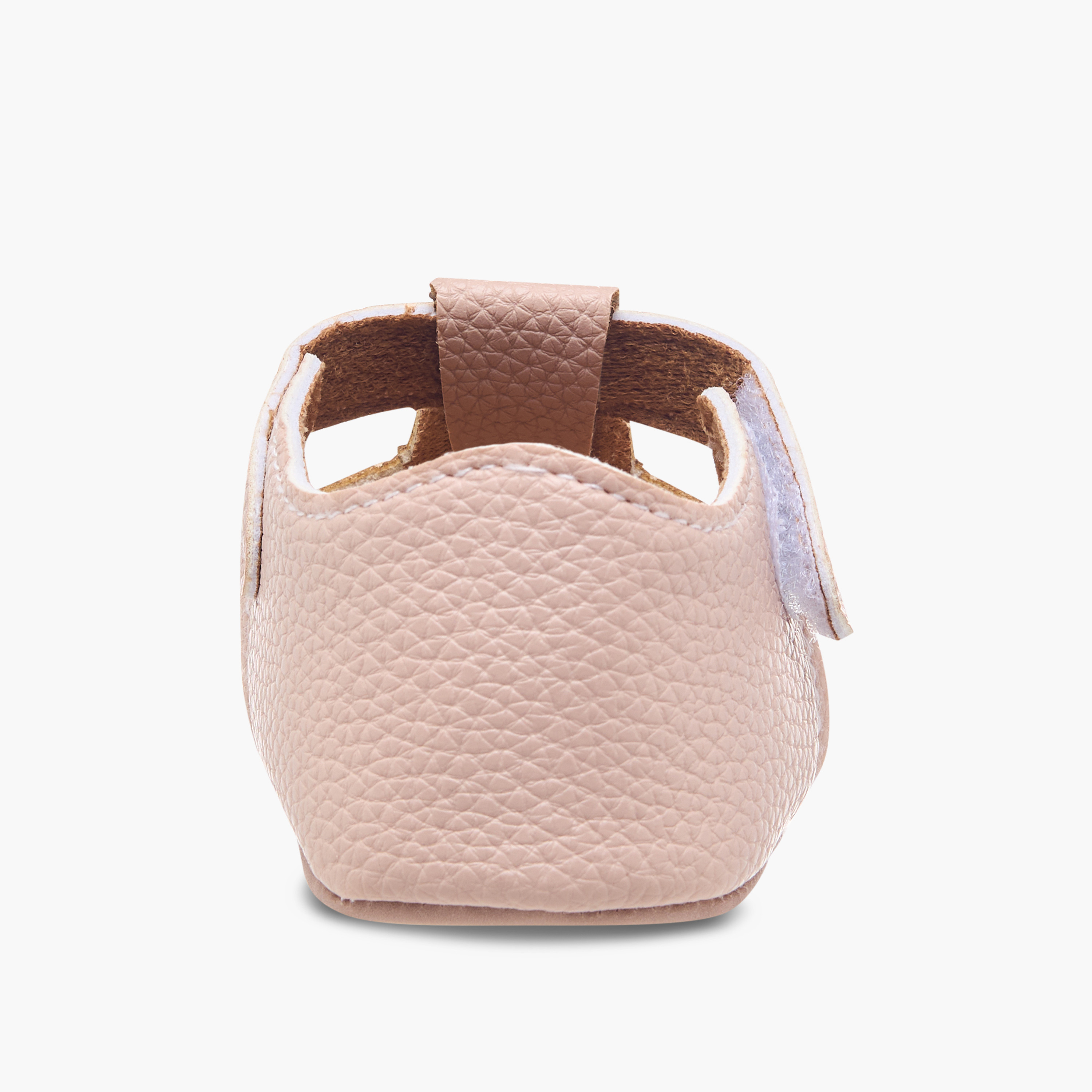 Juniors Cutout Detail Booties with Hook and Loop Closure-baby-girls-shoes-closedshoes-image-5