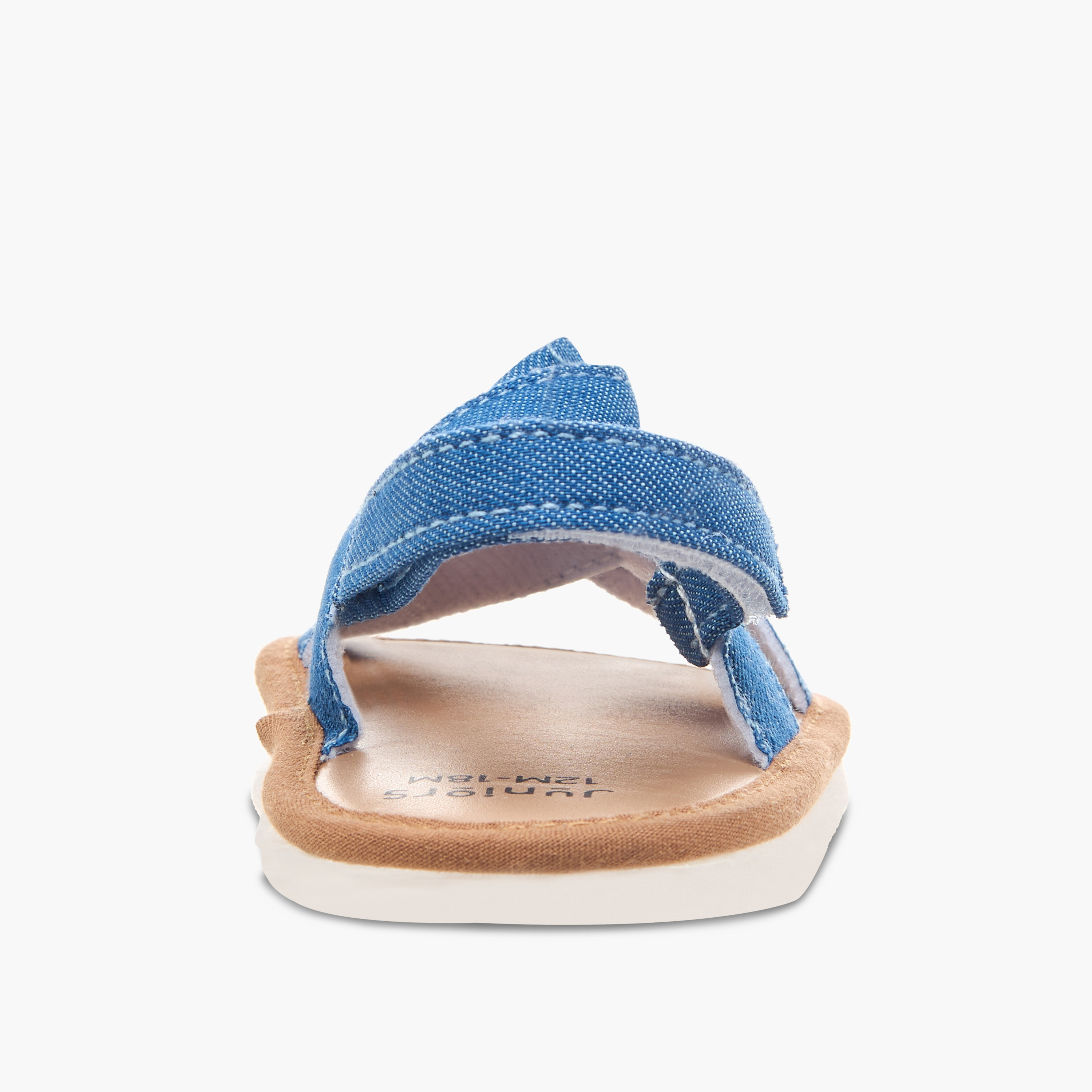 Juniors Textured Booties with Hook and Loop Closure-baby-girls-shoes-booties-image-4