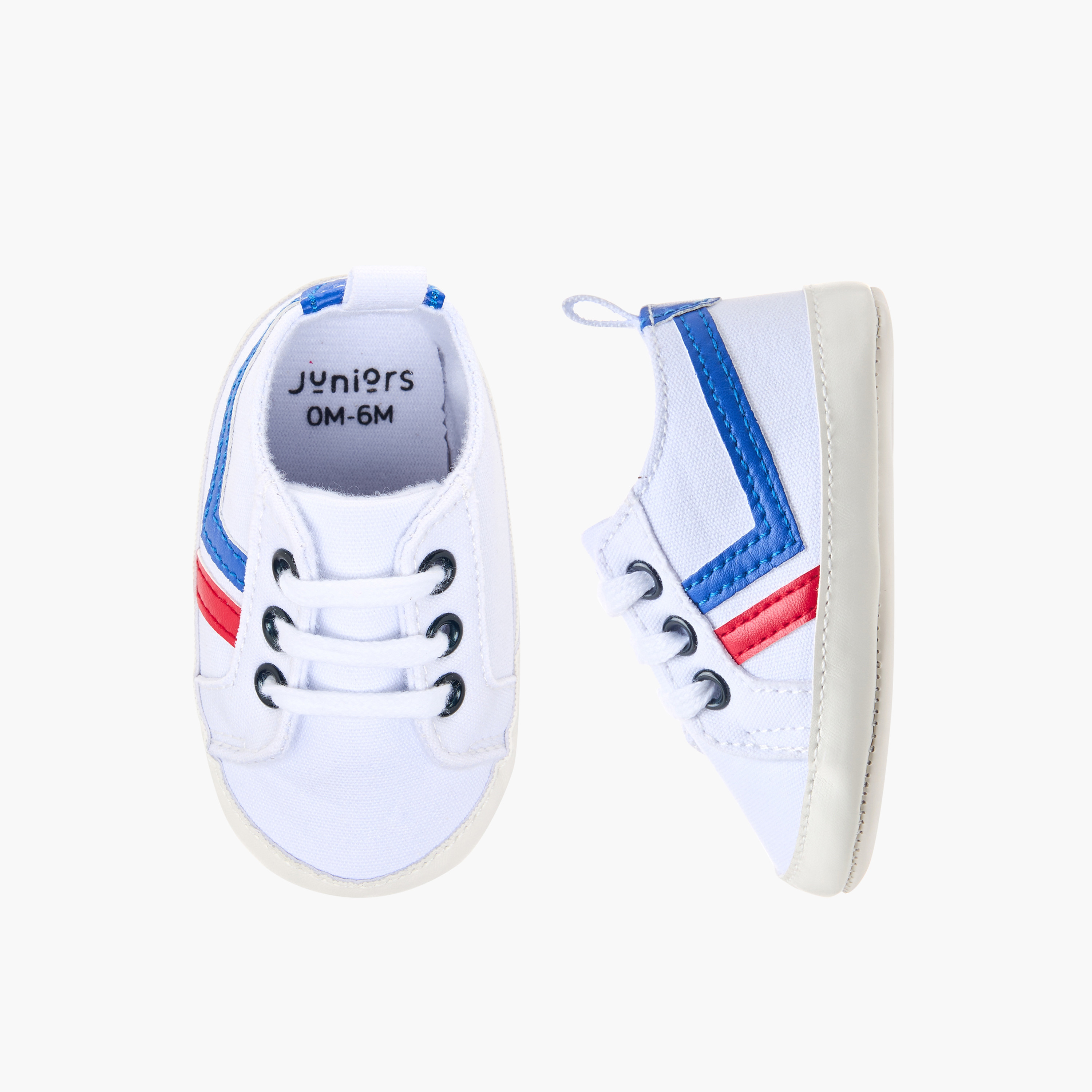 Juniors Colourblock Booties with Lace-Up Closure-baby-boys-shoes-booties-image-1