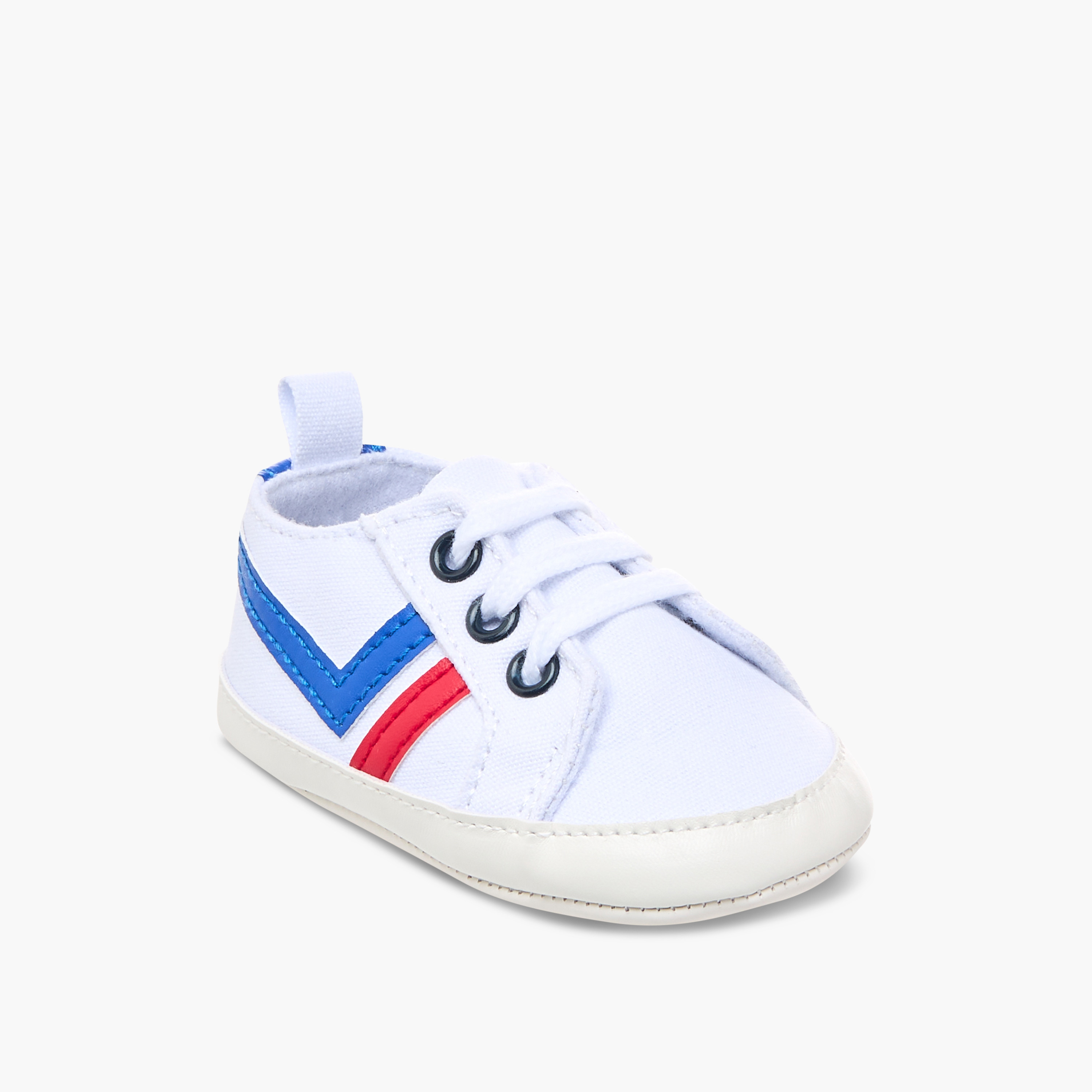 Juniors Colourblock Booties with Lace-Up Closure-baby-boys-shoes-booties-image-2