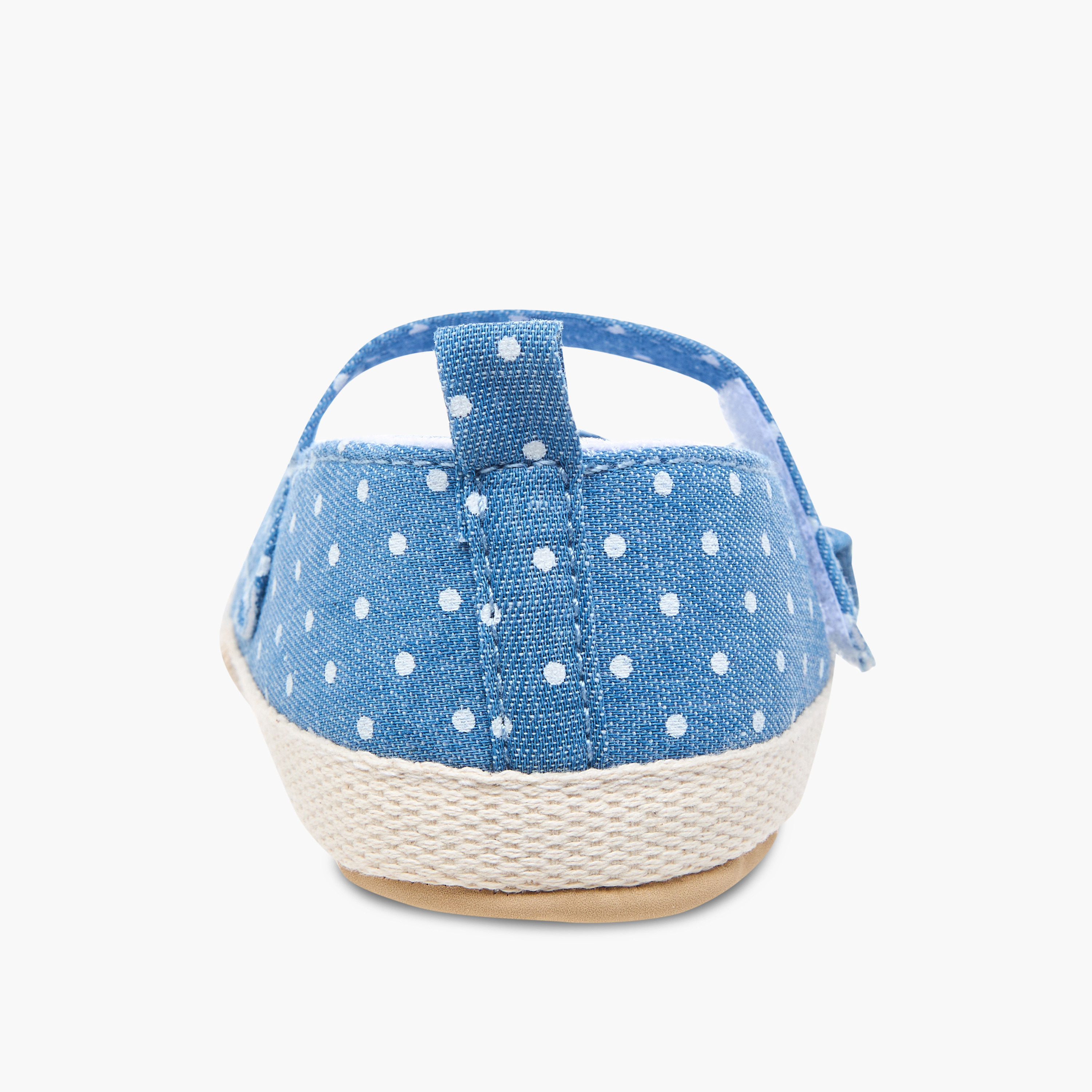 Juniors Polka Dot Booties with Bow Detail-baby-girls-shoes-closedshoes-image-5
