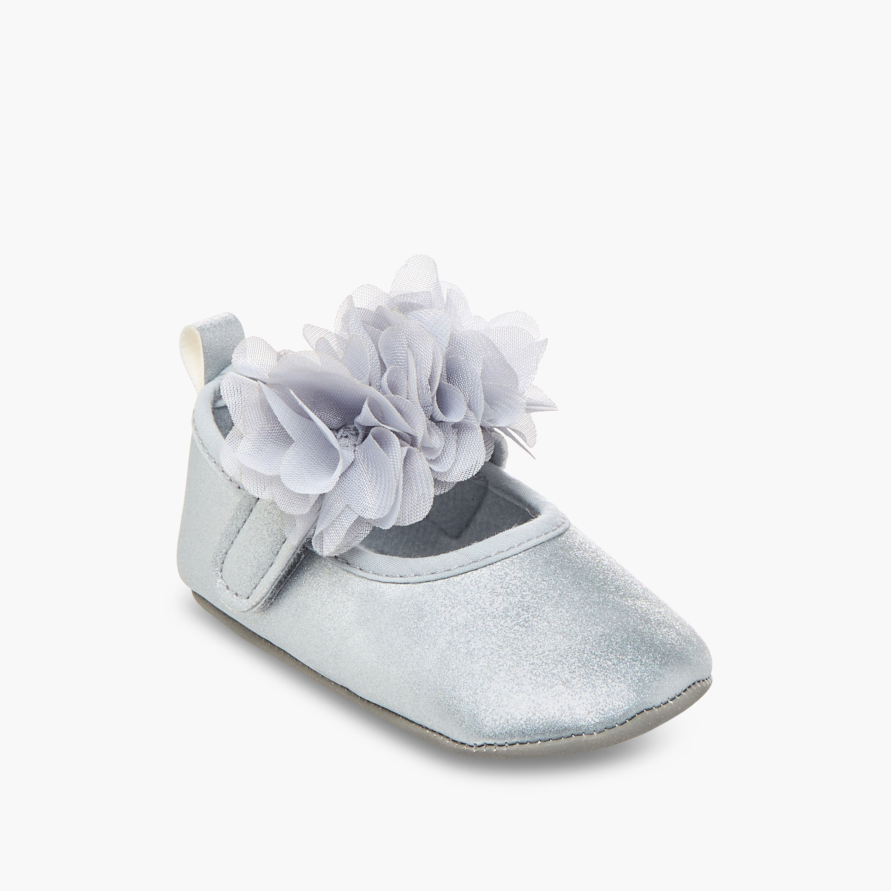 بوت بزخارف أزهار من جونيورز-baby-girls-shoes-booties-image-2