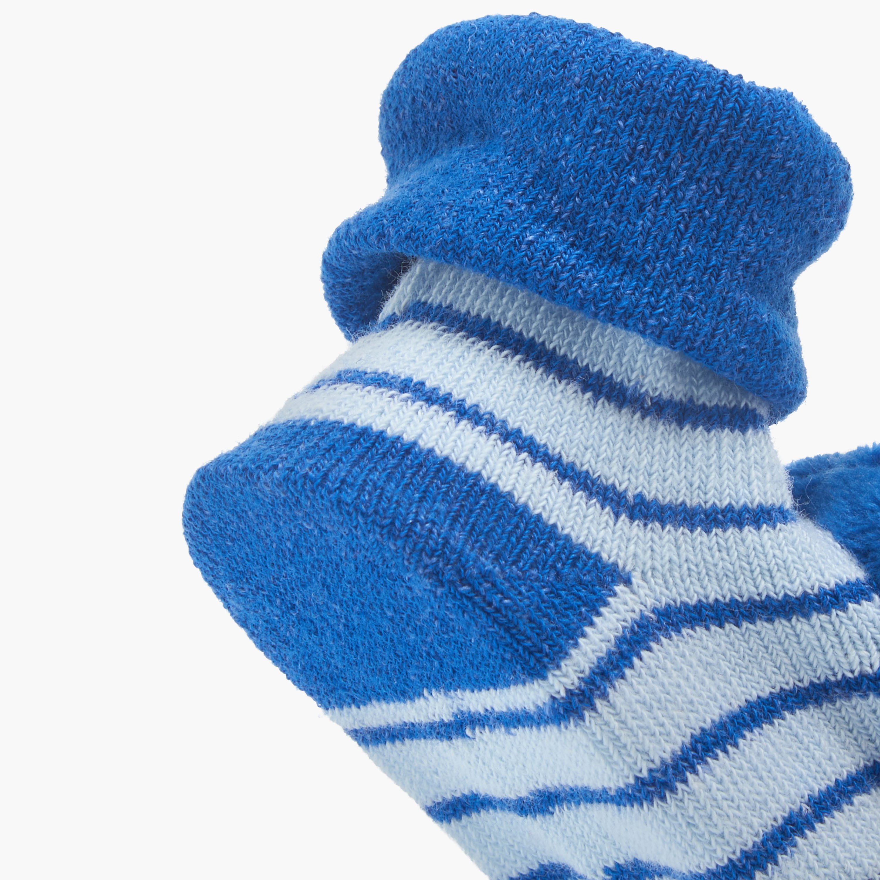 Juniors Applique Detail Slip-On Booties-baby-boys-shoes-booties-image-5