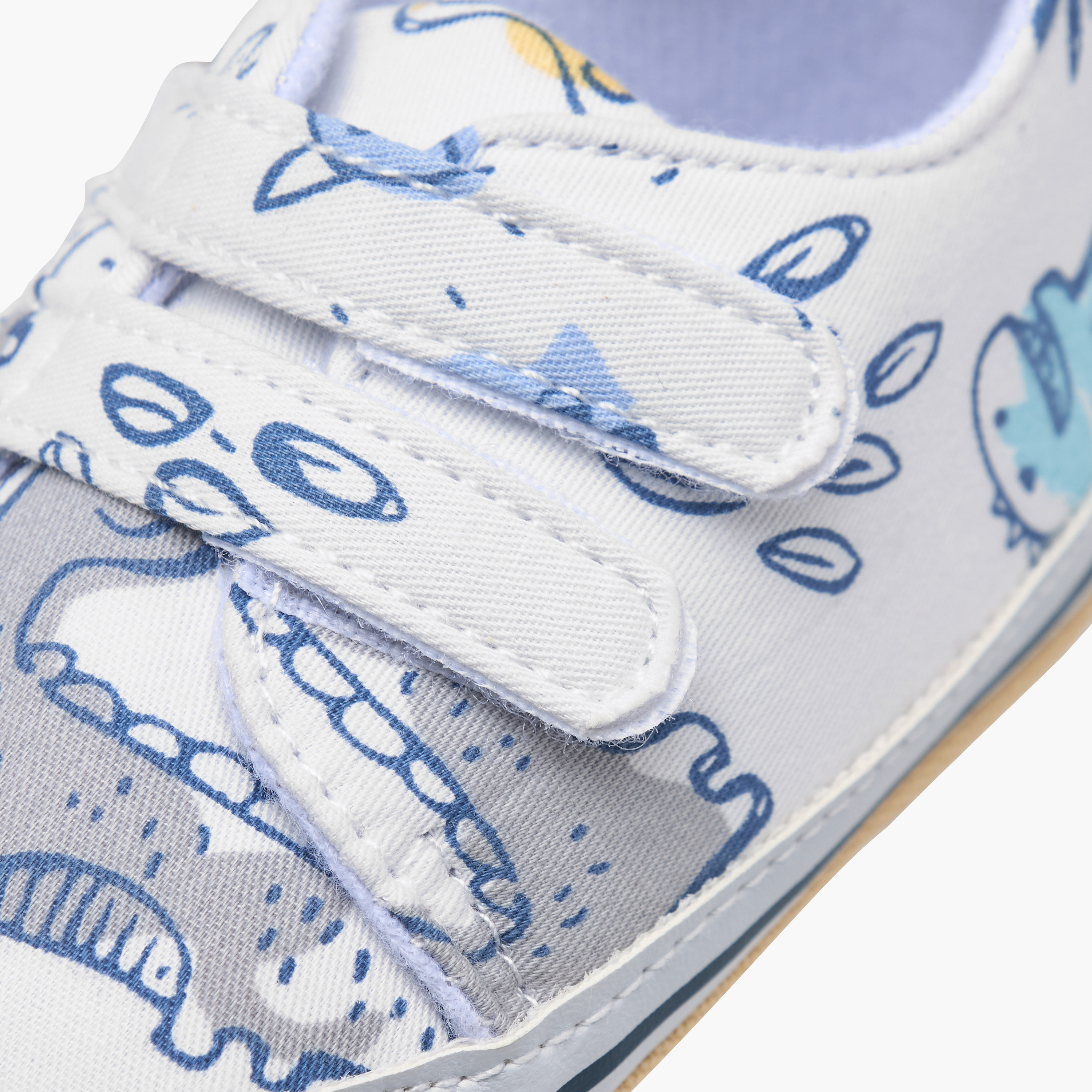 Juniors Dino Print Booties-baby-boys-shoes-closedshoes-image-4