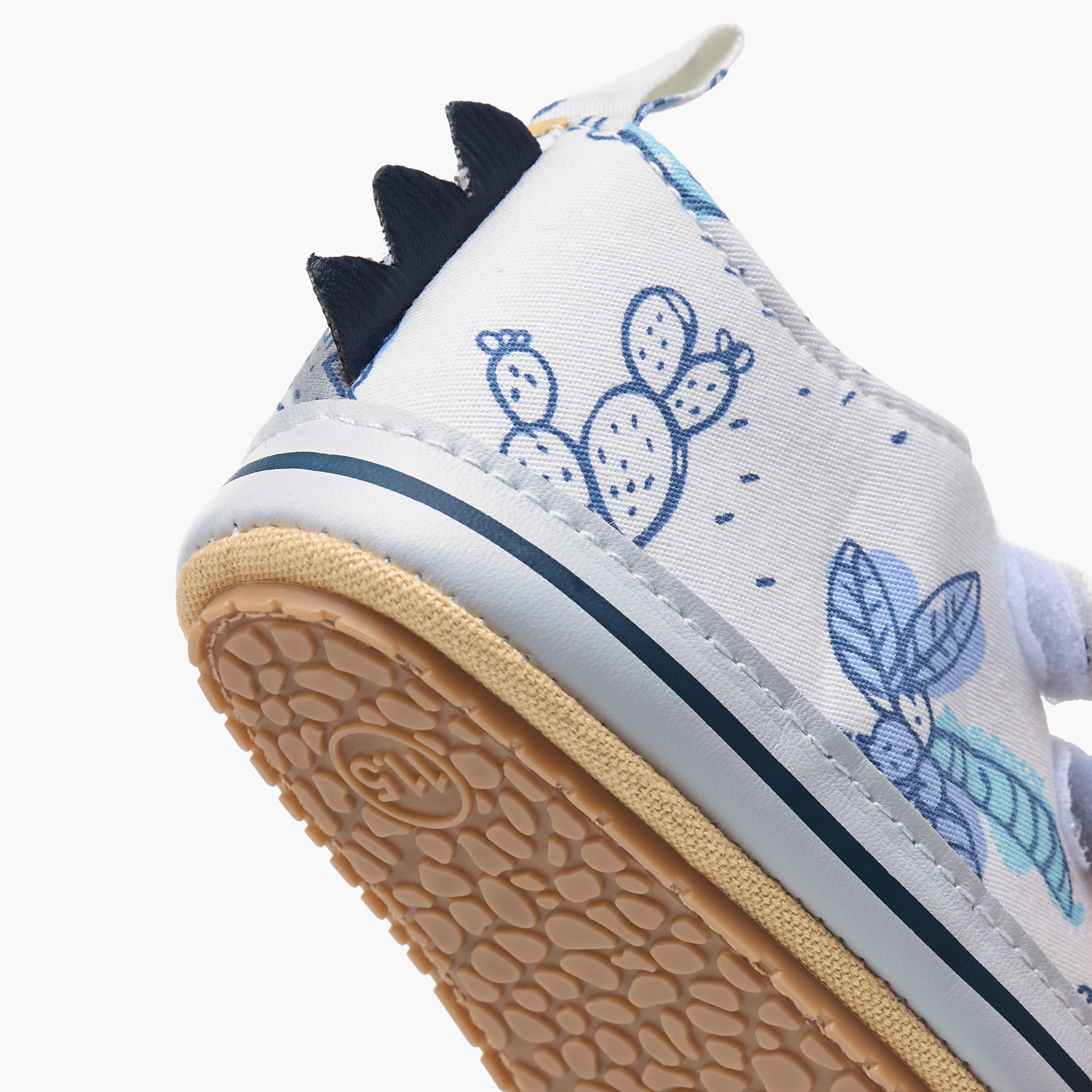 Juniors Dino Print Booties-baby-boys-shoes-closedshoes-image-5