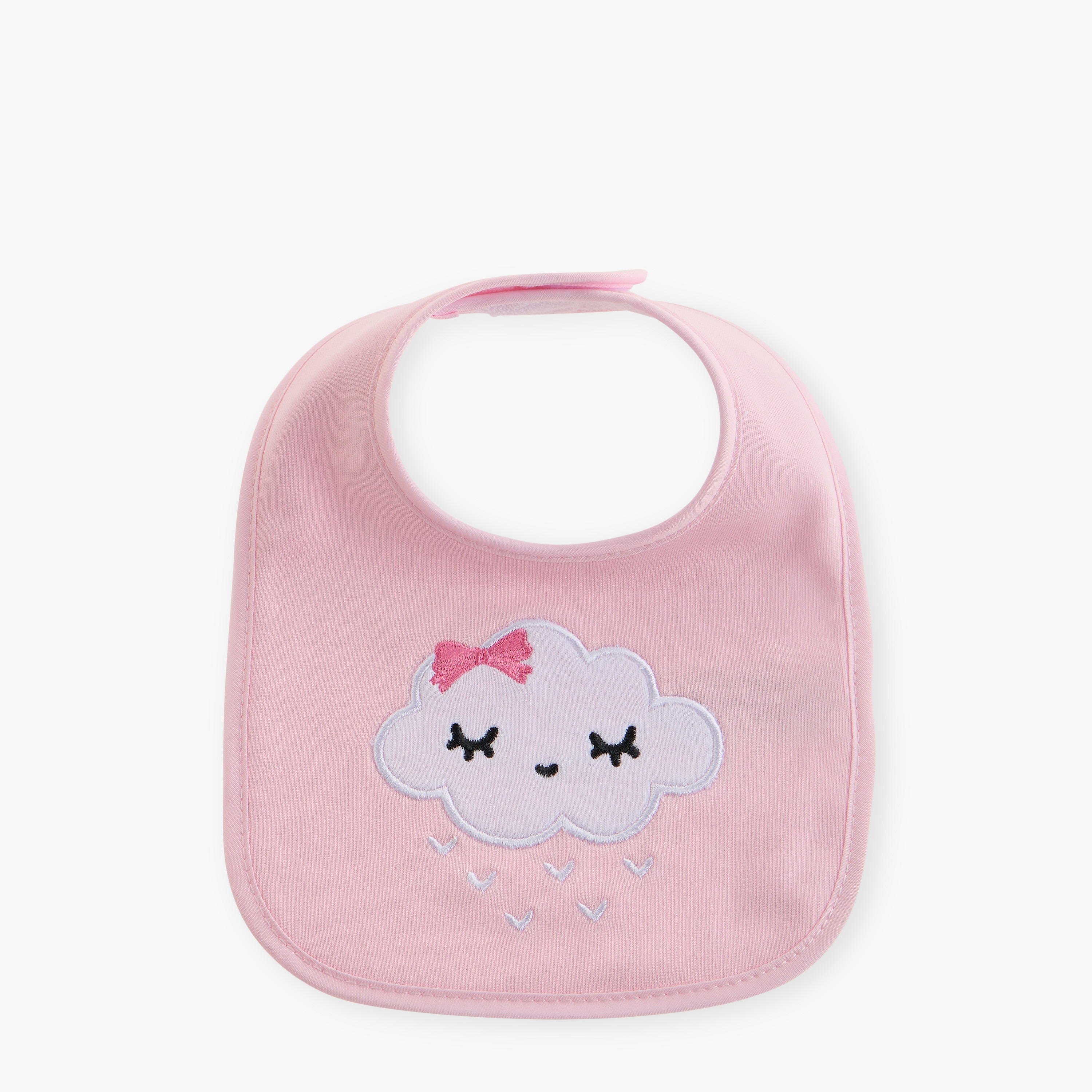 مريلة بطبعات وشريط إغلاق لاصق من جونيورز - طقم من 3 قطع-baby-feeding-bibs-image-2