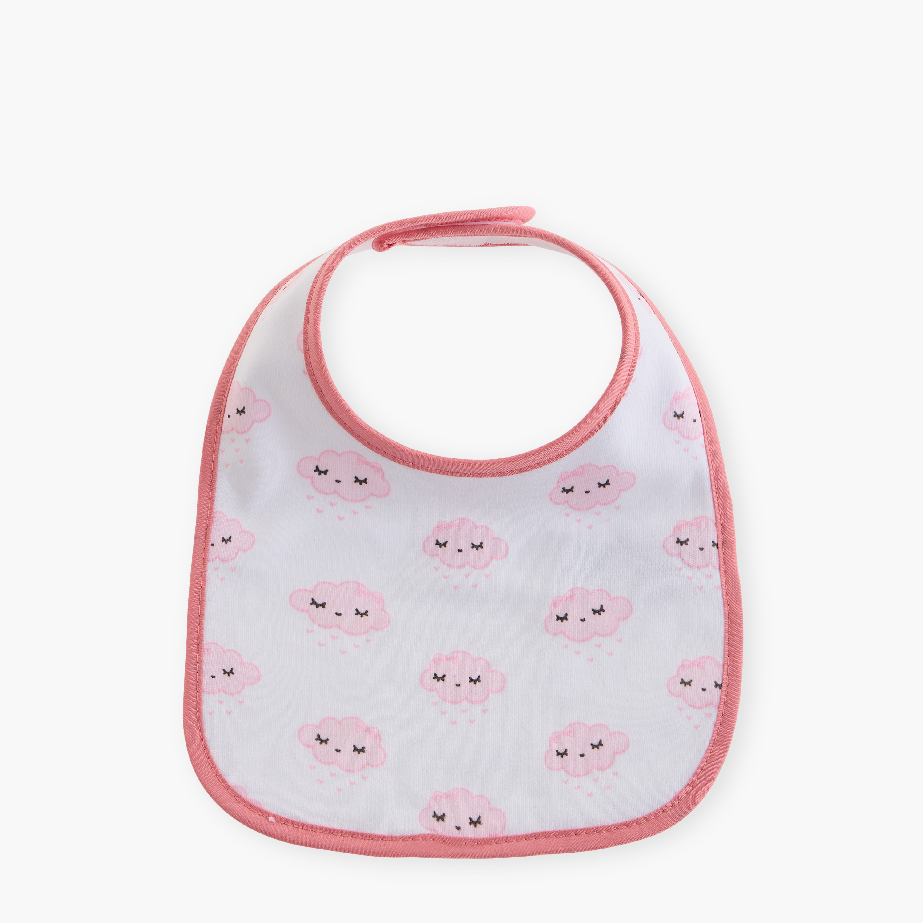 مريلة بطبعات وشريط إغلاق لاصق من جونيورز - طقم من 3 قطع-baby-feeding-bibs-image-4