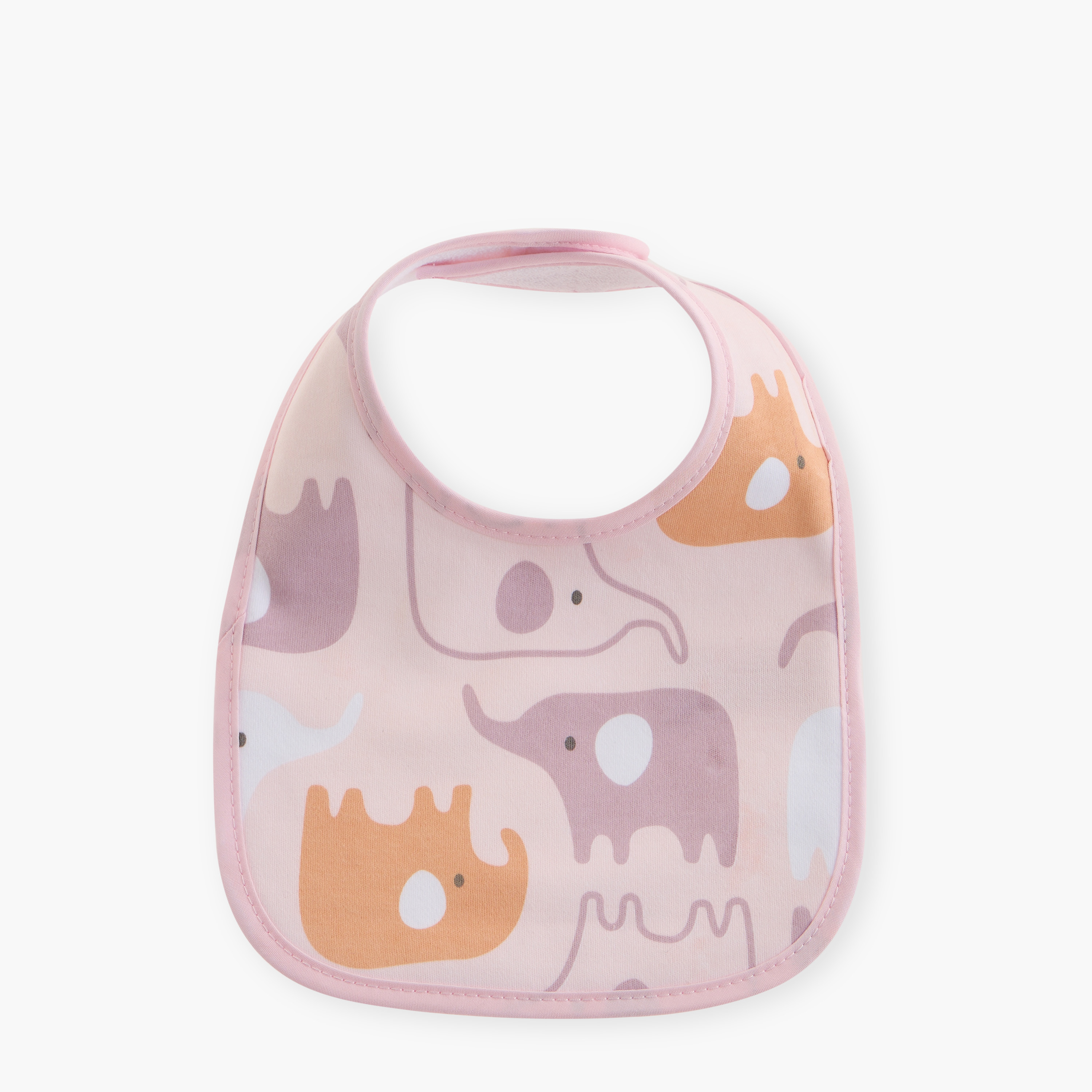 مريلة بطبعات وشريط إغلاق لاصق من جونيورز - طقم من 3 قطع-baby-feeding-bibs-image-4