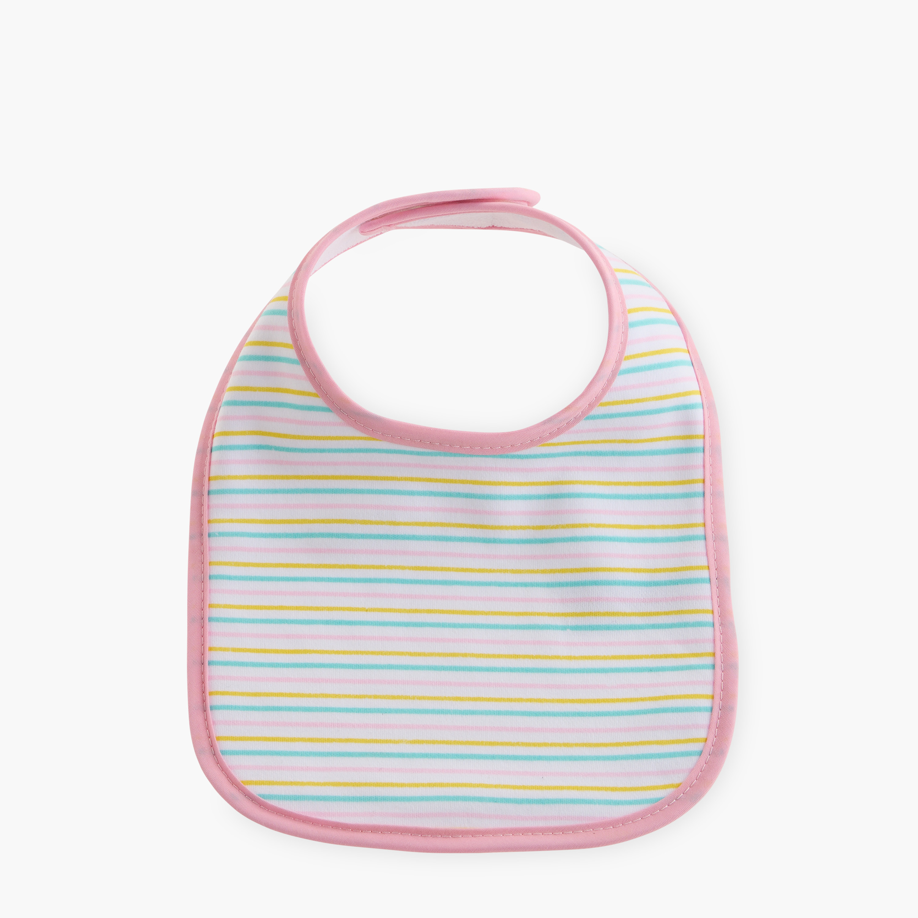 مريلة بطبعات وشريط إغلاق لاصق من جونيورز - طقم من 3 قطع-baby-feeding-bibs-image-3