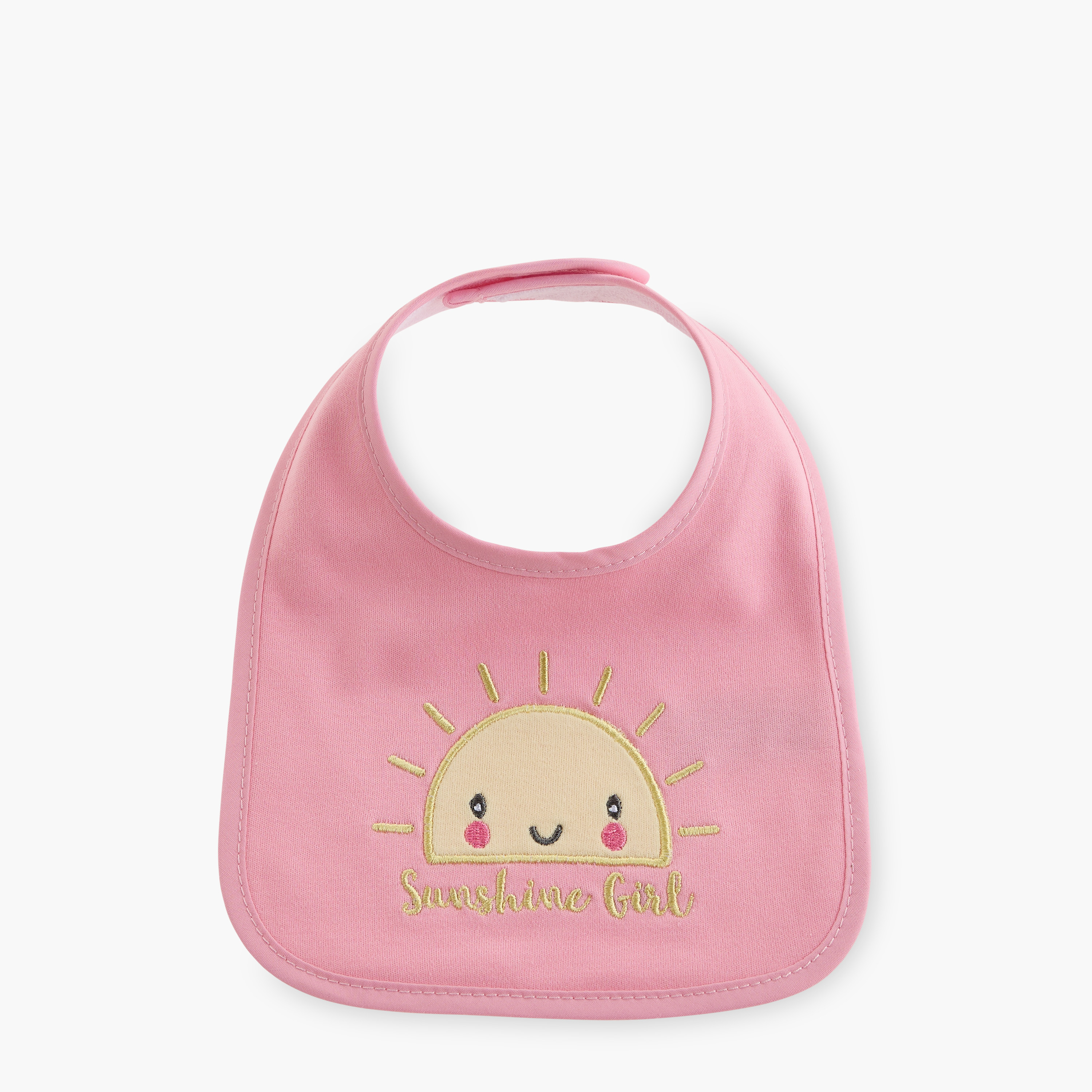 مريلة بطبعات وشريط إغلاق لاصق من جونيورز - طقم من 3 قطع-baby-feeding-bibs-image-4