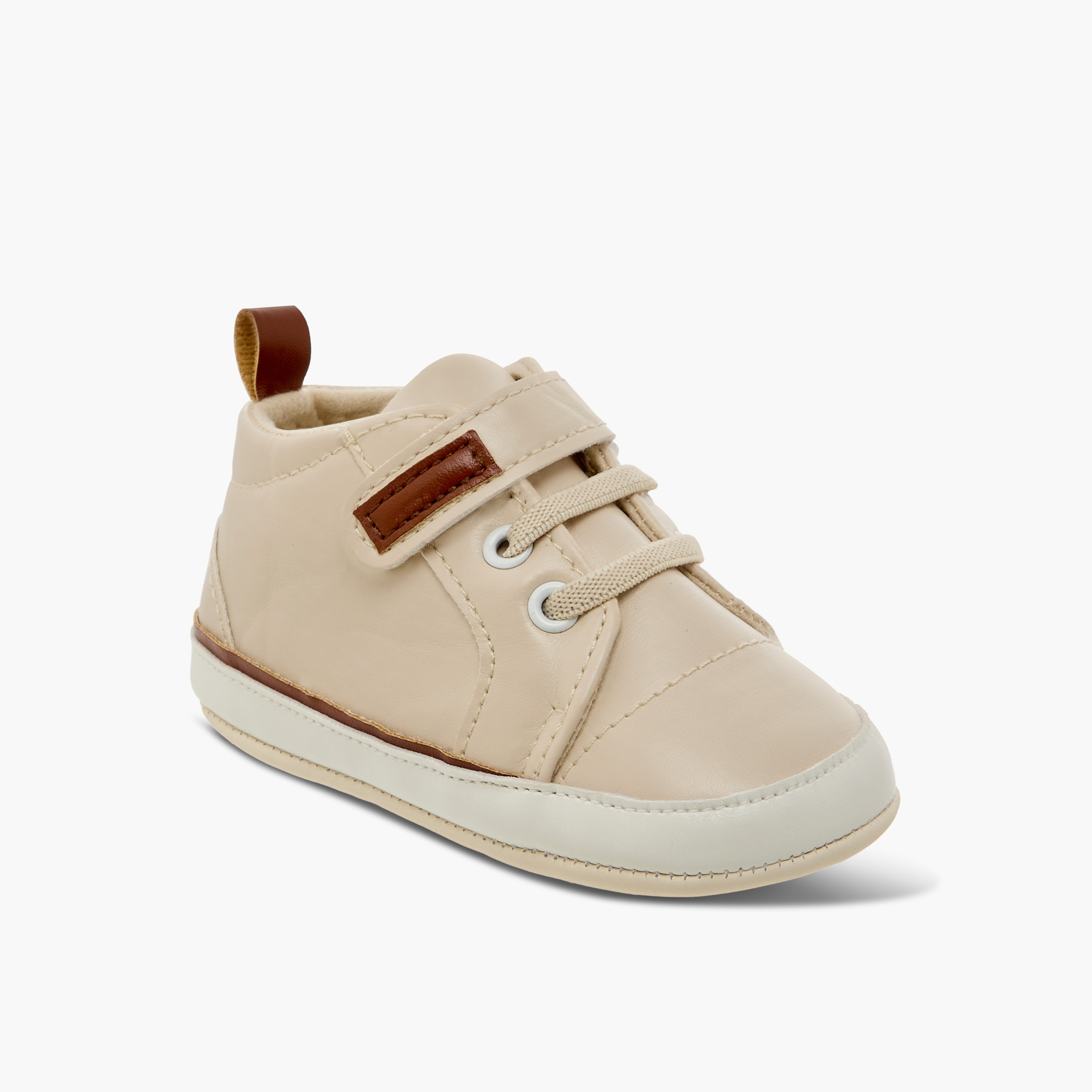 مجموعة أبوات بشريط إغلاق لاصق قطعتين من جونيورز-baby-boys-shoes-closedshoes-image-3