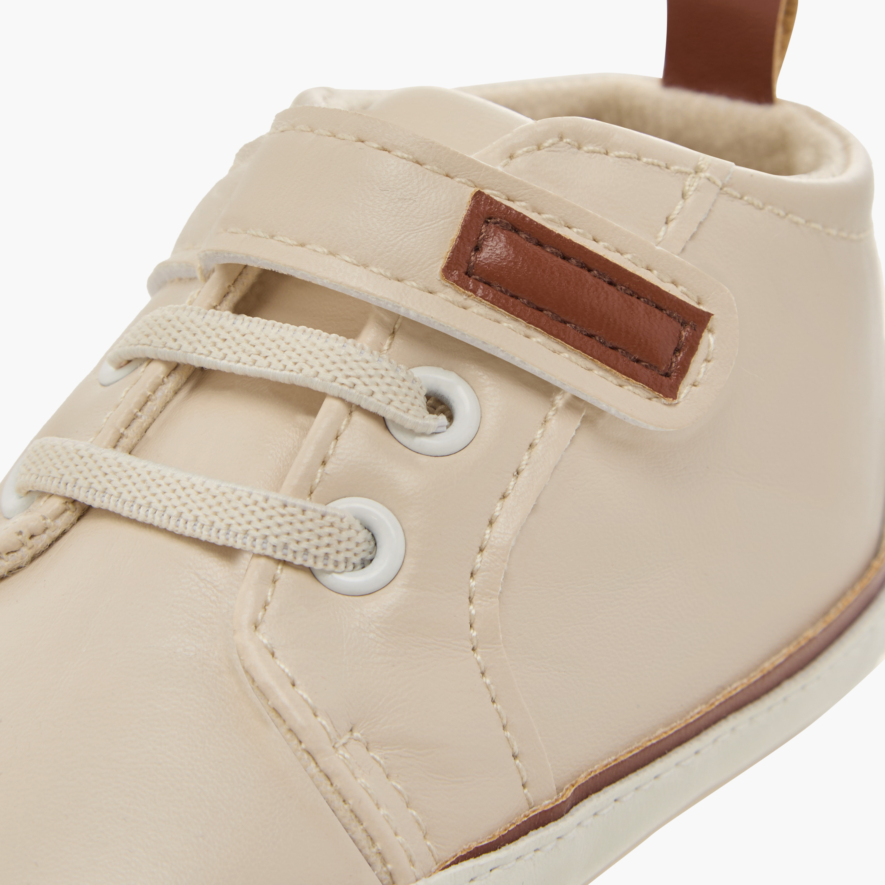 مجموعة أبوات بشريط إغلاق لاصق قطعتين من جونيورز-baby-boys-shoes-closedshoes-image-5