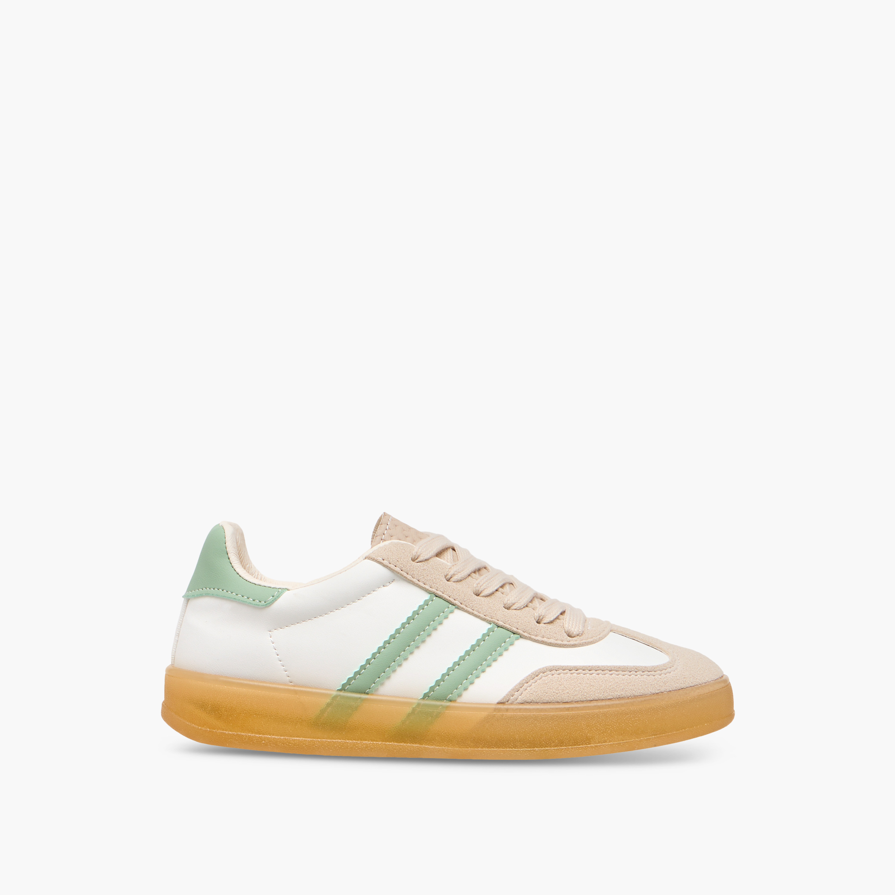 Flora Bella Panelled Sneakers with Lace-Up Closure-women-shoes-sneakers-image-3