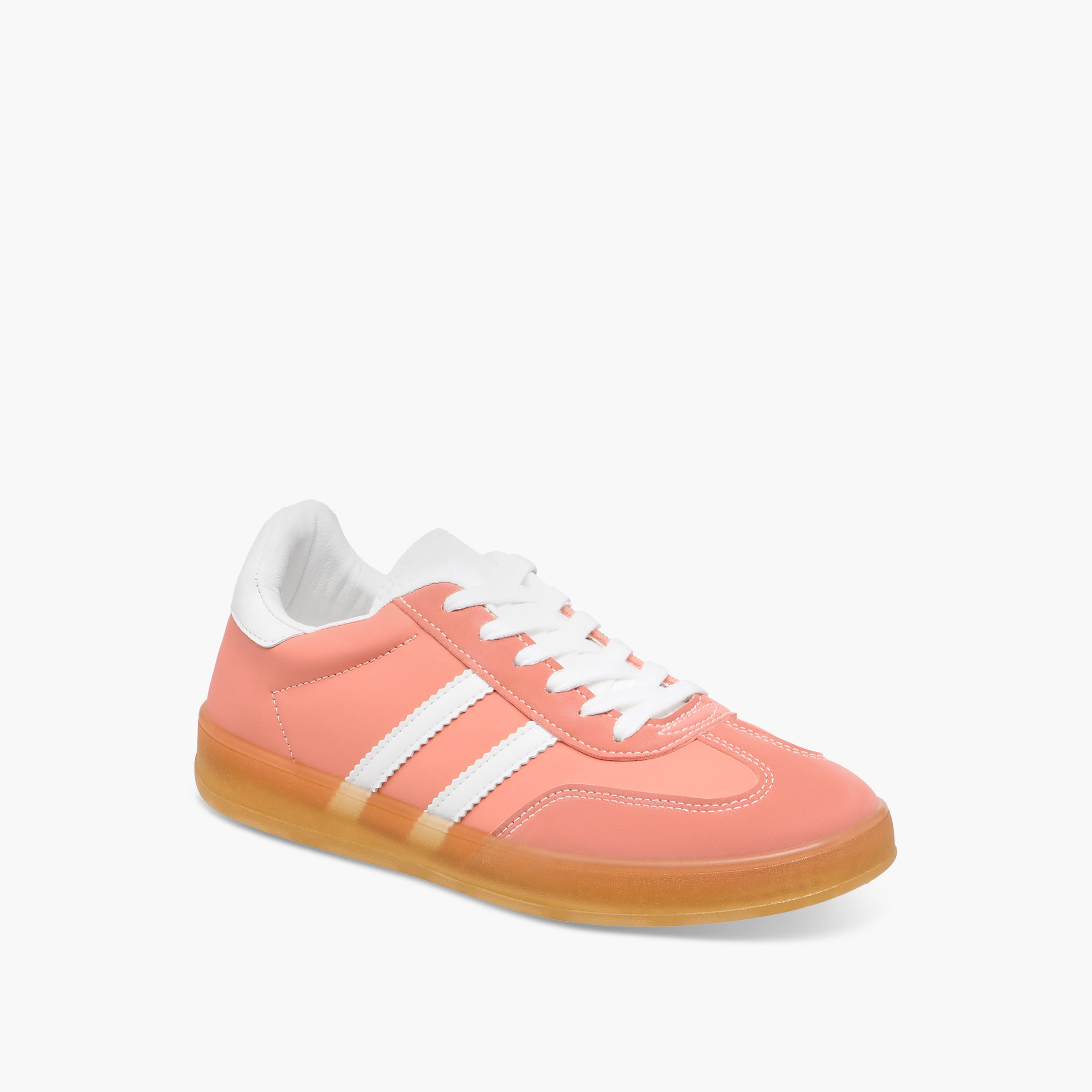 Flora Bella Panelled Sneakers with Lace-Up Closure-women-shoes-sneakers-image-2
