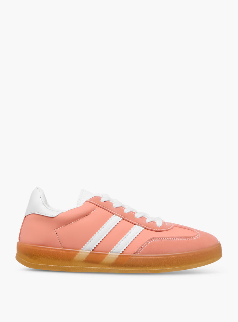 Flora Bella Panelled Sneakers with Lace-Up Closure-women-shoes-sneakers-image-3