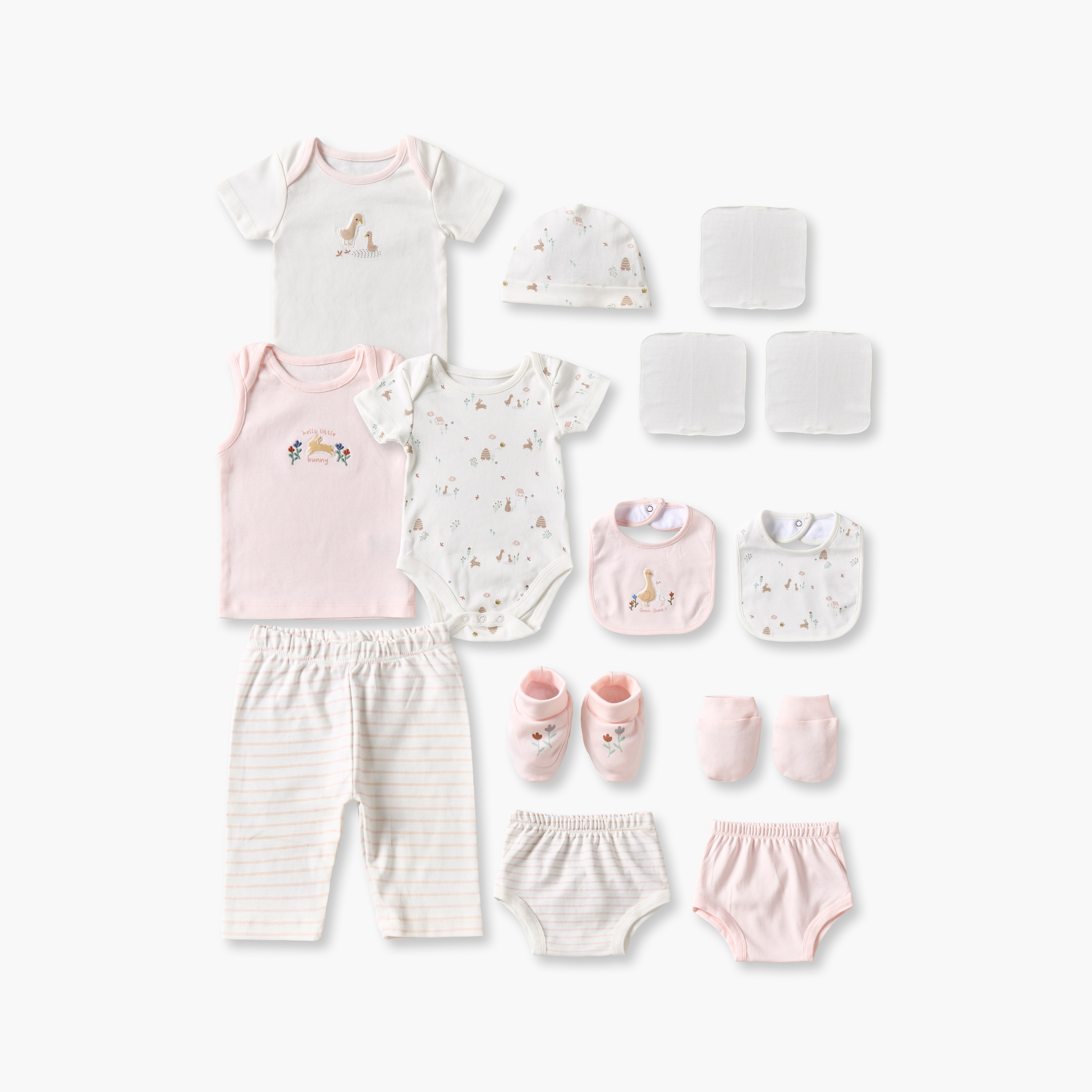 Set of 14 Juniors Clothing Gift Set with Cute Print-baby-girls-clothing-setsandcoords-image-2