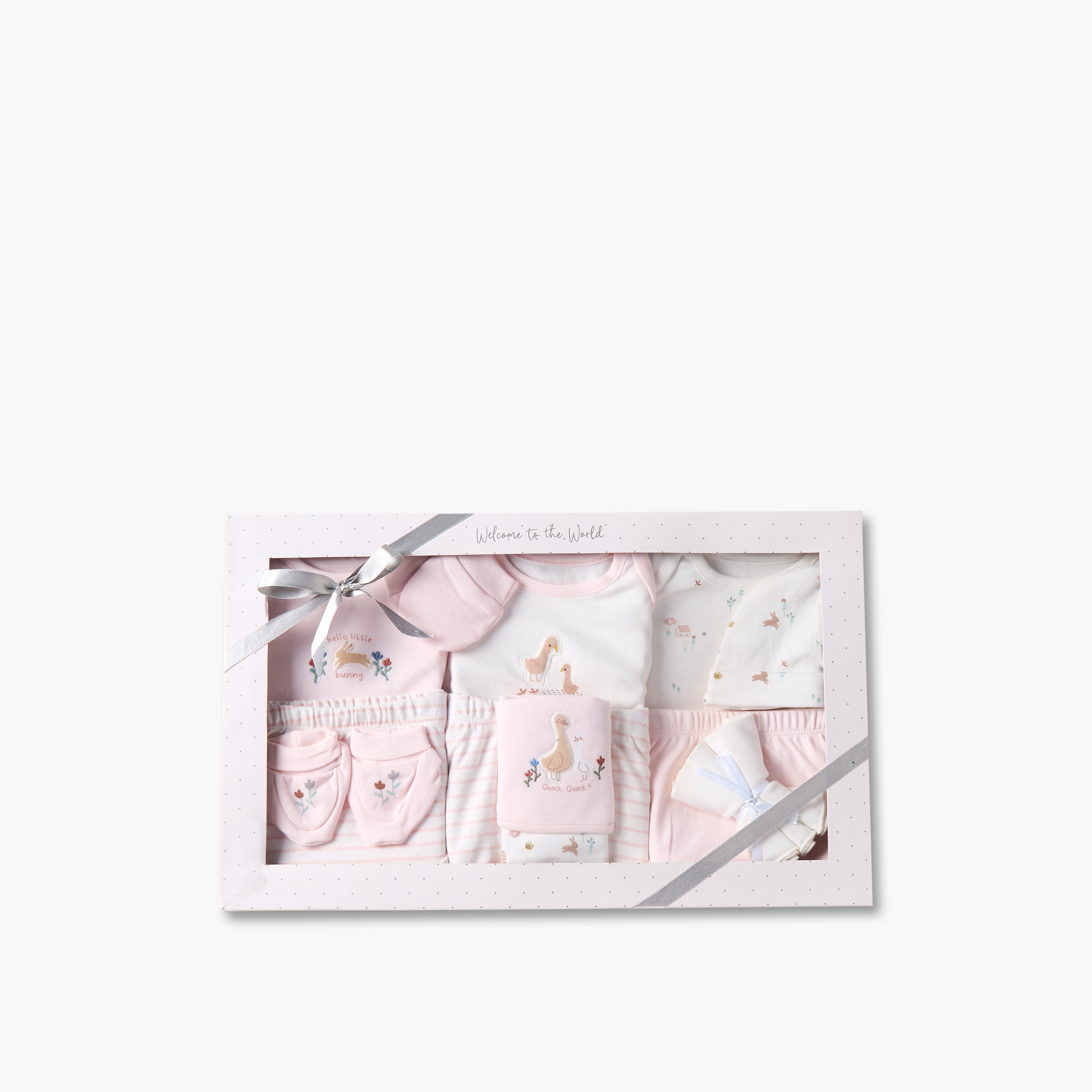 Set of 14 Juniors Clothing Gift Set with Cute Print-baby-girls-clothing-setsandcoords-image-1