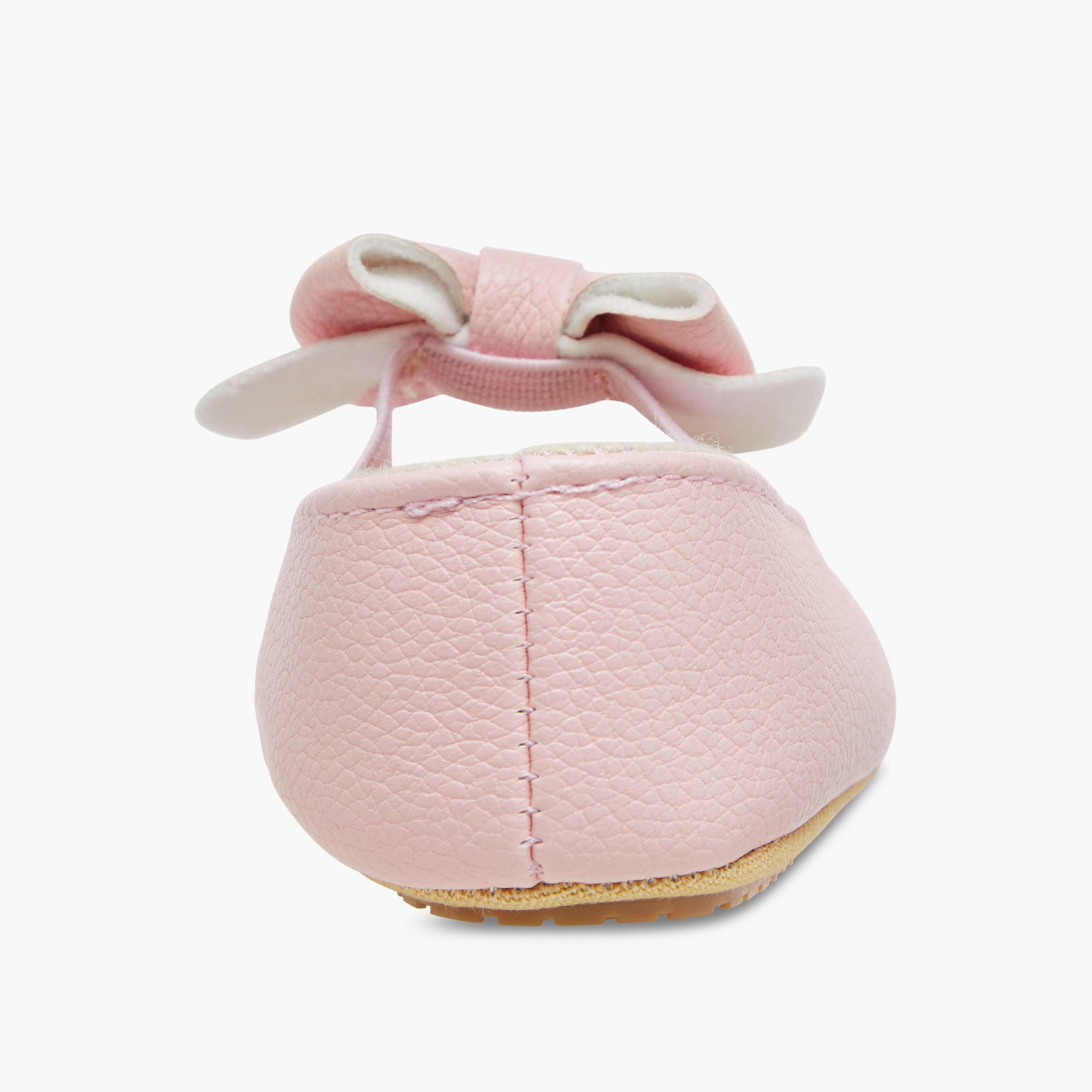 بوت مزين بفيونكة للبنات من جونيورز - قماش ناعم-baby-girls-shoes-closedshoes-image-2