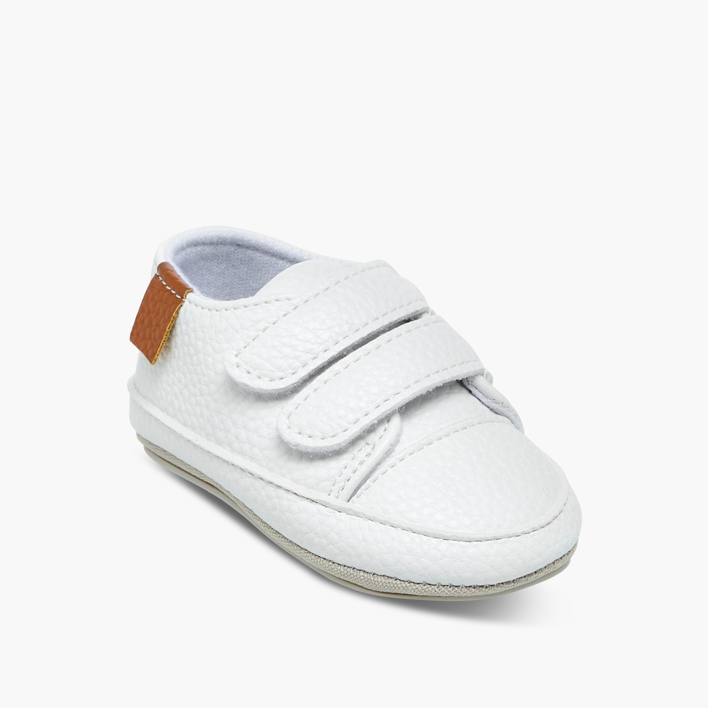 Giggles Boys' Shoes with Hook and Loop Closure - Polyester-baby-boys-shoes-closedshoes-image-2