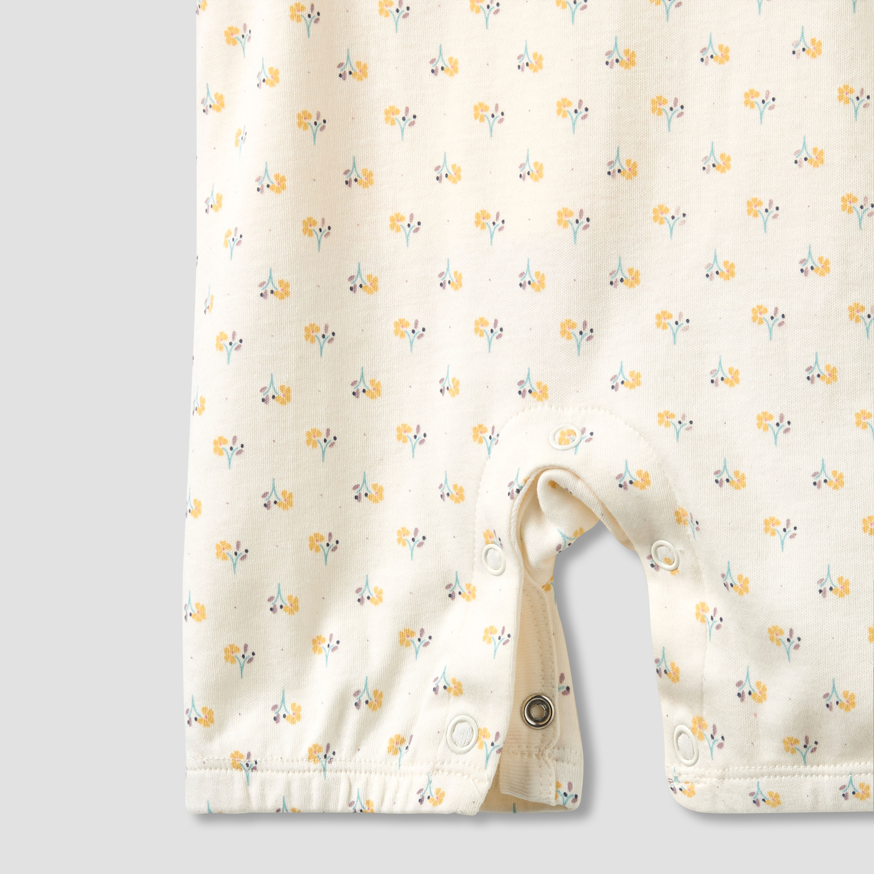 طقم دونغري بطبعات وتيشيرت بياقة ضيقة وأكمام قصيرة من جونيورز-baby-girls-clothing-rompers-image-1