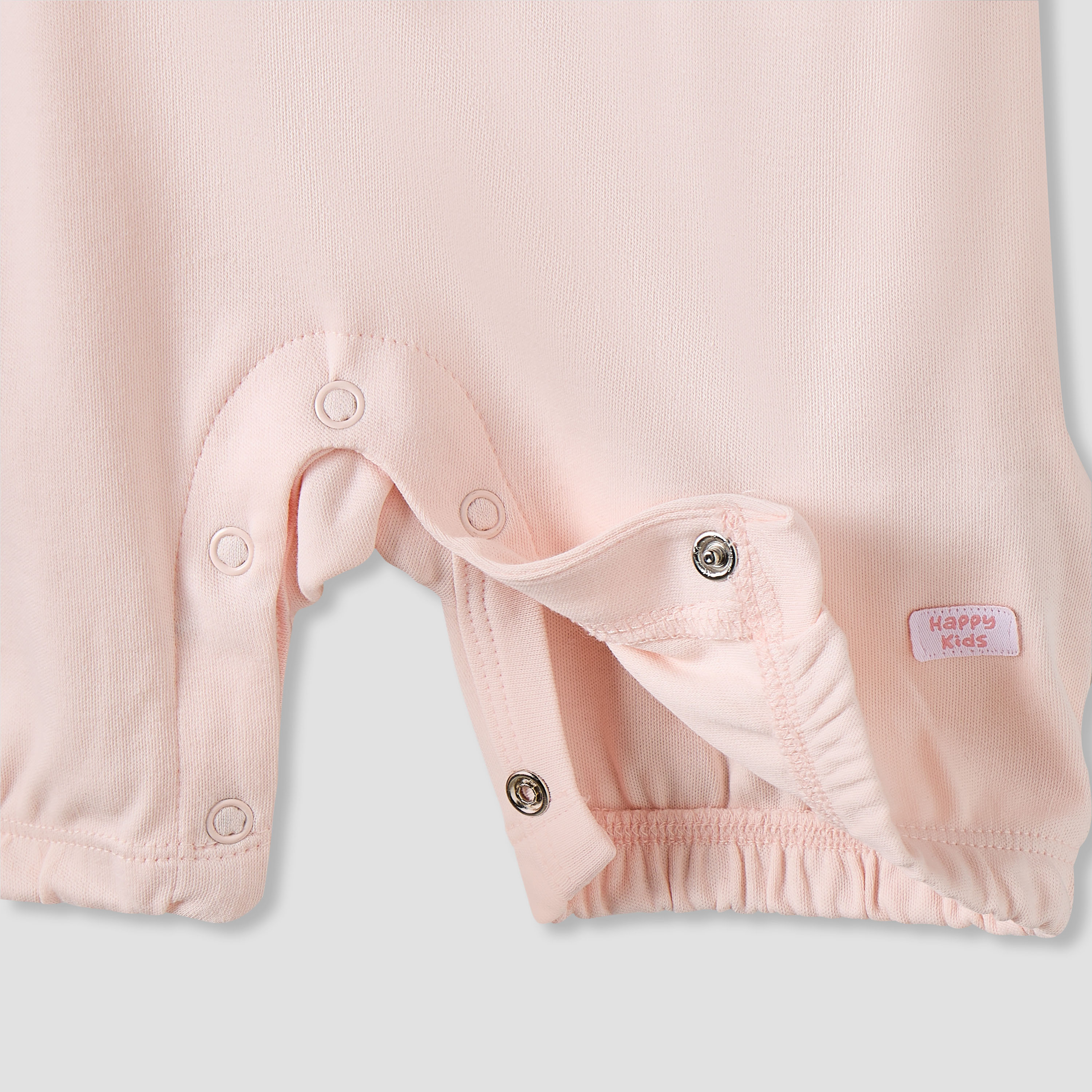 Juniors Short Sleeves T-shirt and Dungaree Set with Bunny Print-baby-girls-clothing-rompers-image-6