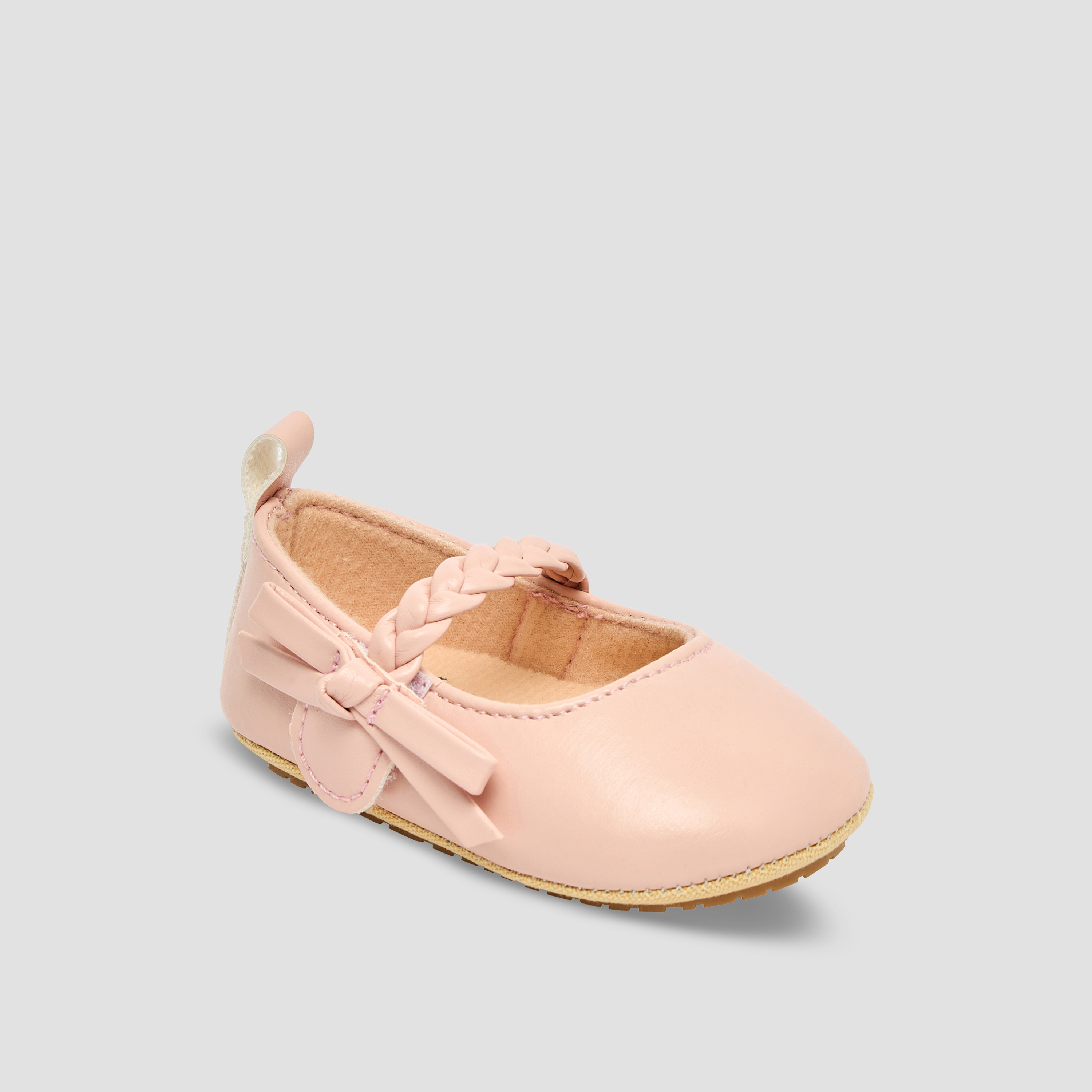 Juniors Booties with Hook and Loop Closure-baby-girls-shoes-booties-image-2