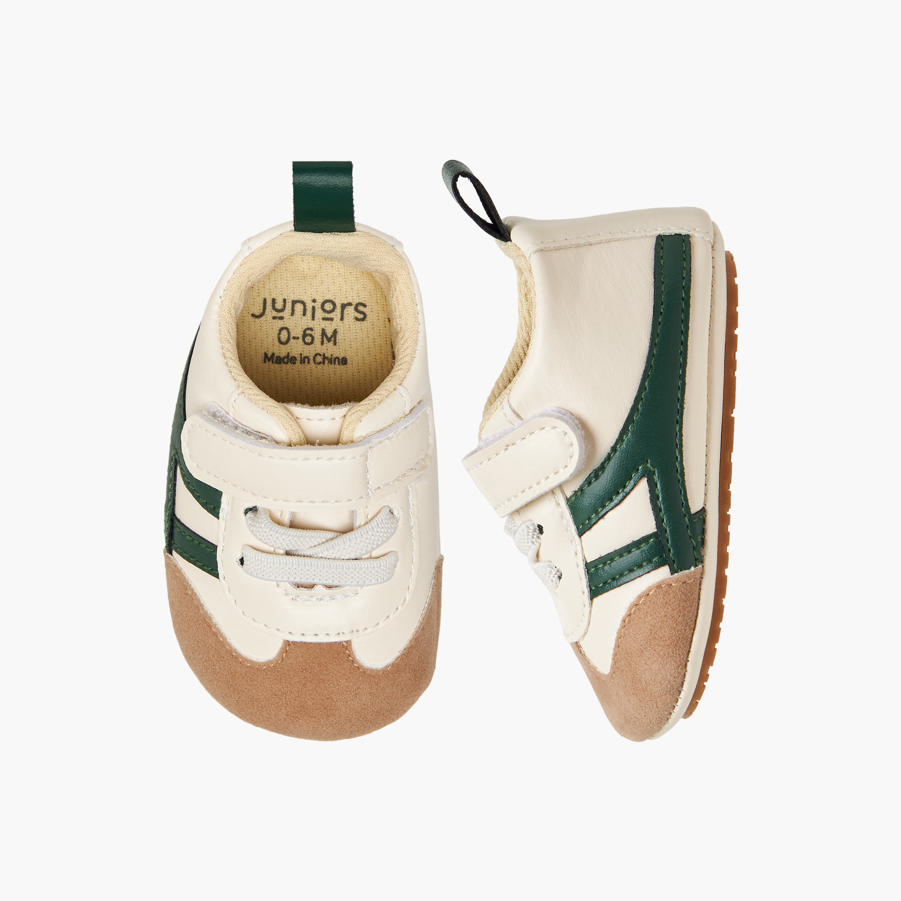 Juniors Booties with Hook and Loop Closure-baby-boys-shoes-booties-image-1