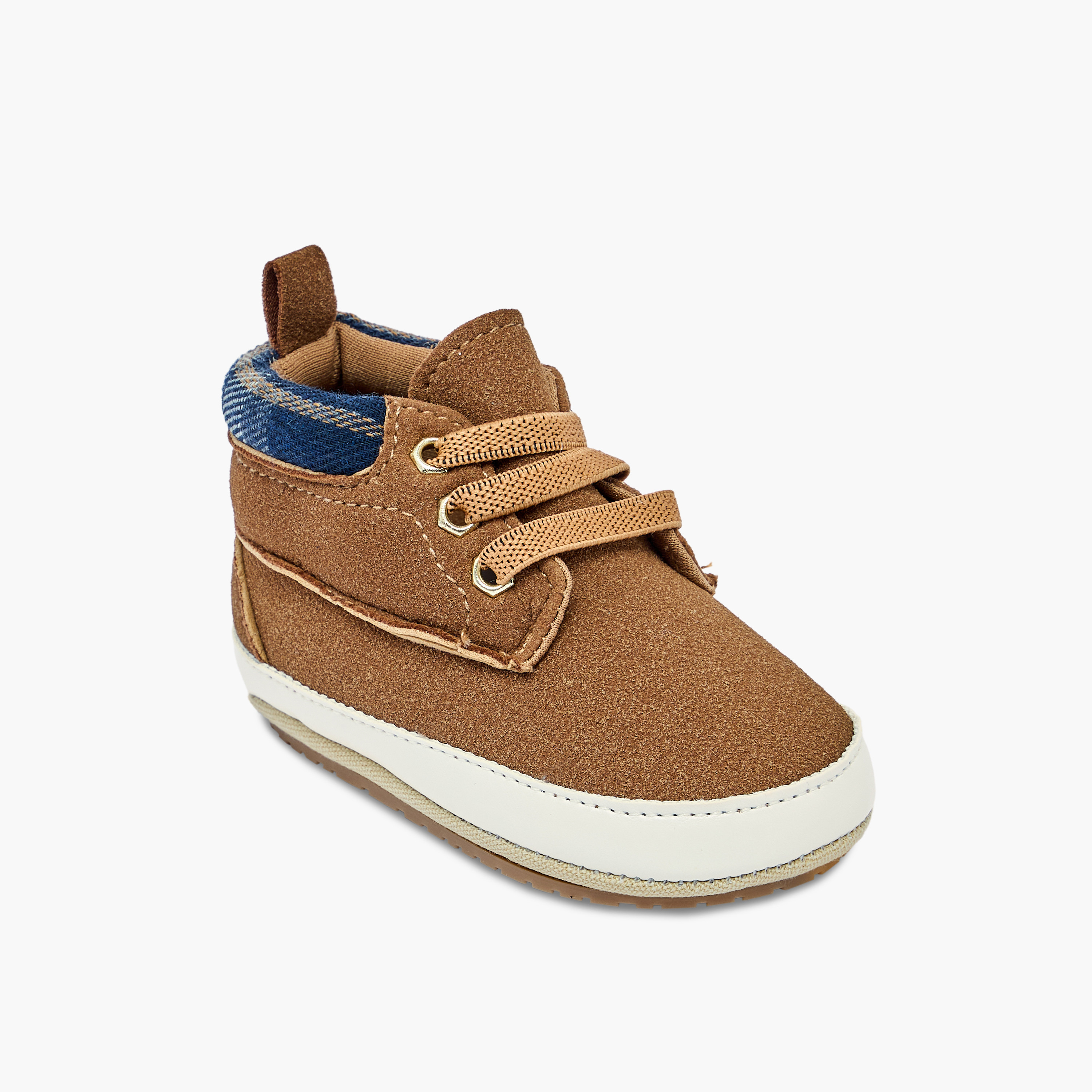Juniors Booties with Lace-Up Closure-baby-boys-shoes-closedshoes-image-2