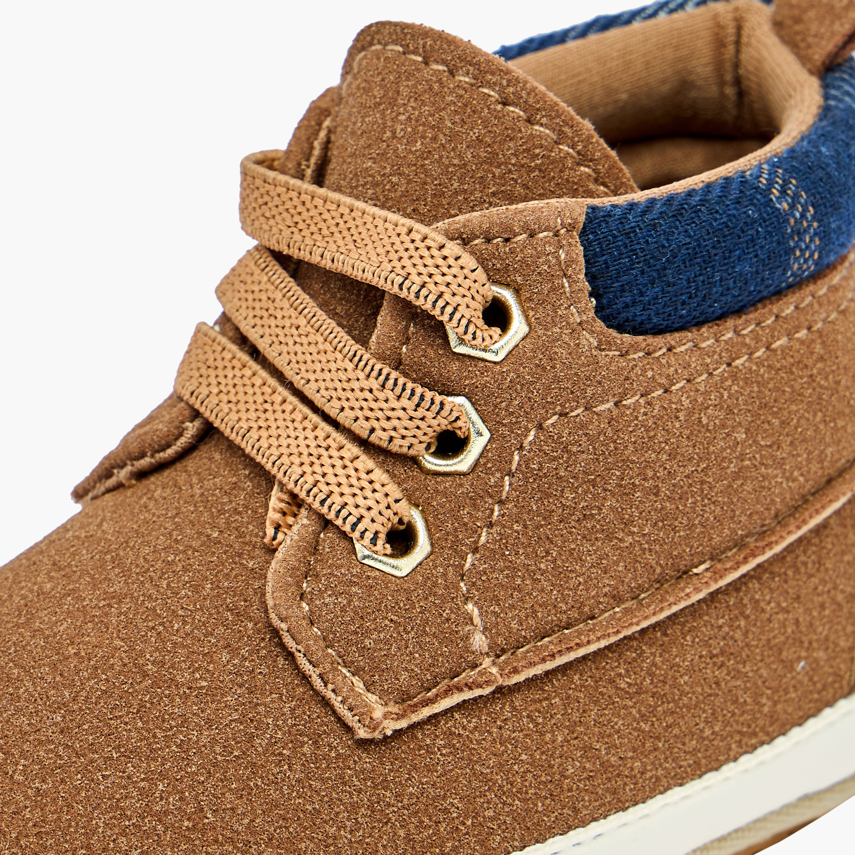 Juniors Booties with Lace-Up Closure-baby-boys-shoes-closedshoes-image-4