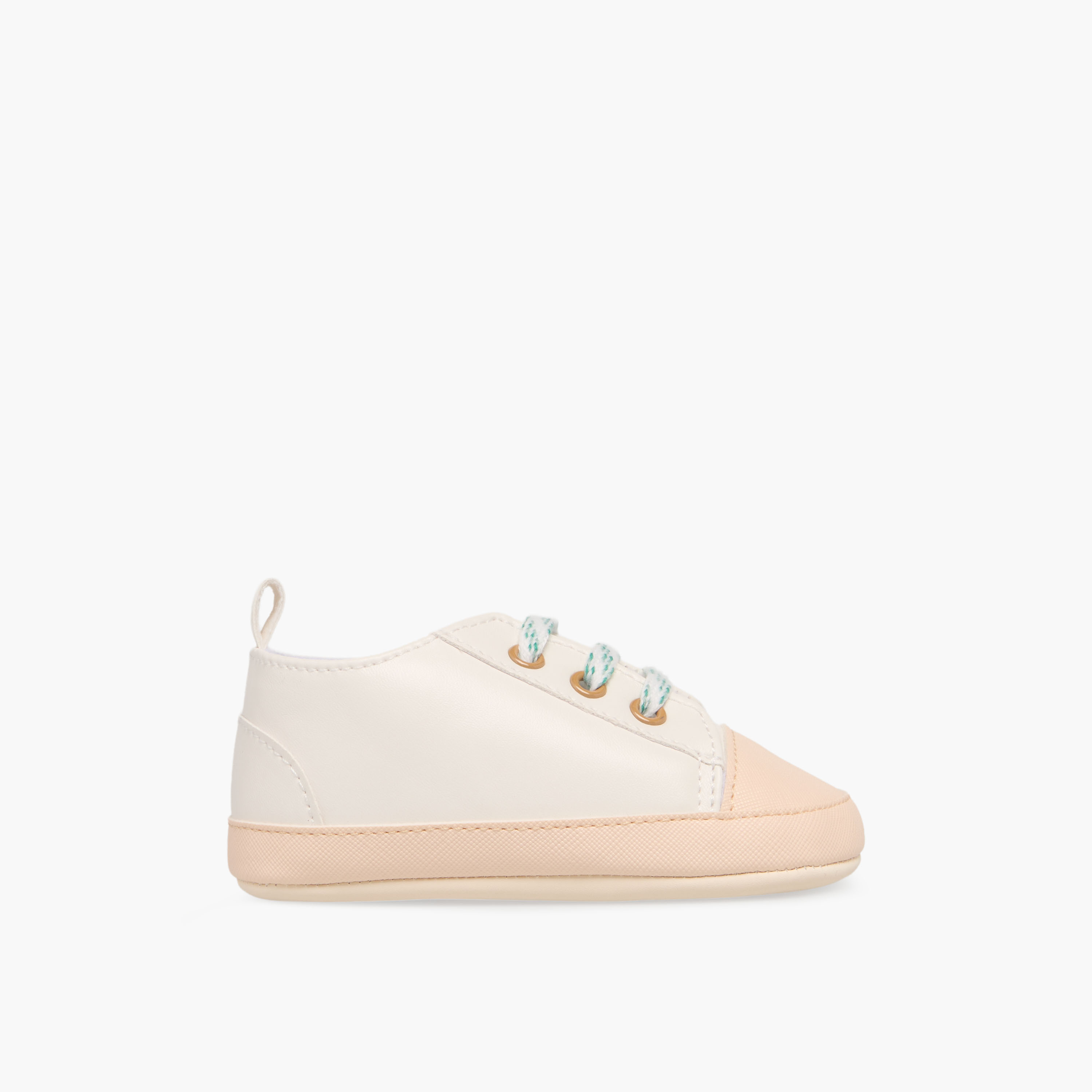 Juniors Booties with Lace-Up Closure, Colourblock-baby-boys-shoes-closedshoes-image-3