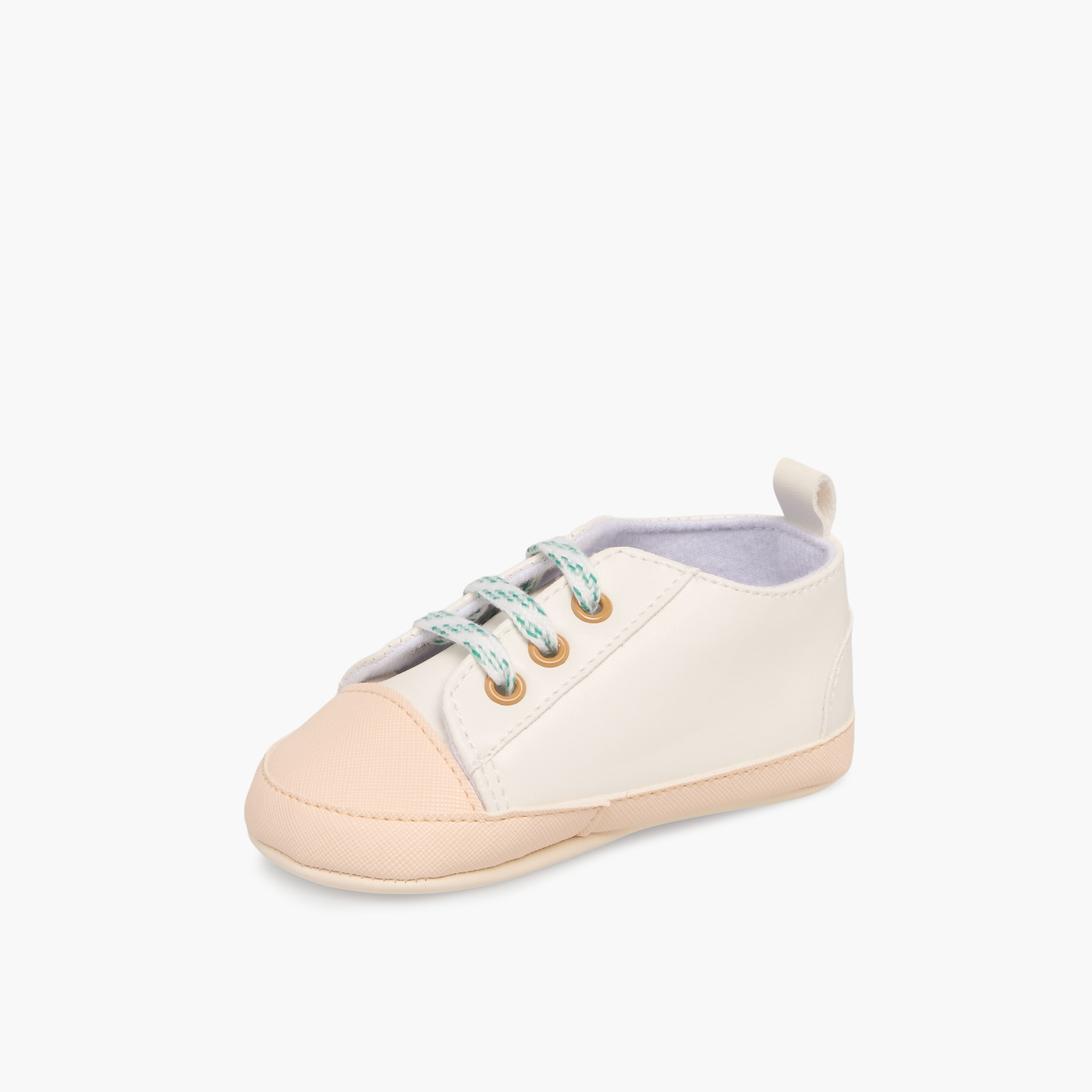Juniors Booties with Lace-Up Closure, Colourblock-baby-boys-shoes-closedshoes-image-4