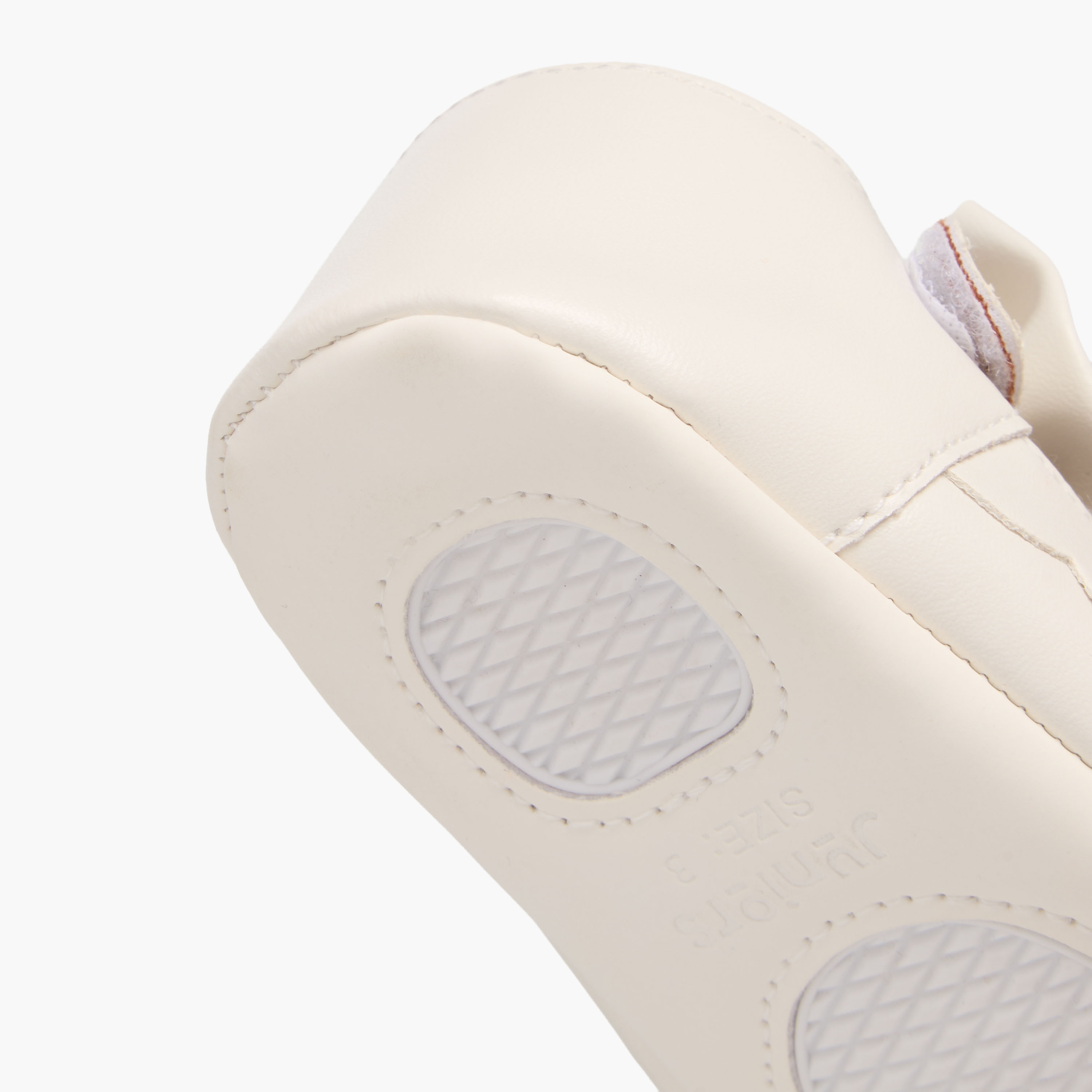 Juniors Booties with Hook and Loop Closure, Bow Accent-baby-girls-shoes-closedshoes-image-8