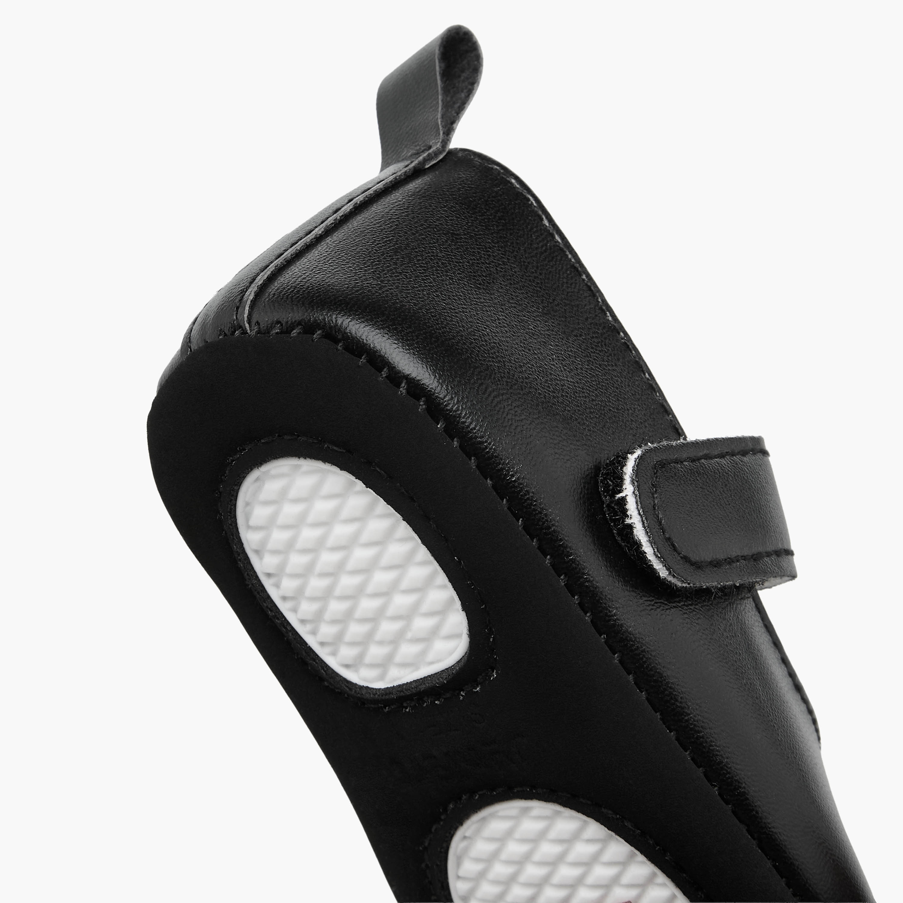 Juniors Booties with Hook and Loop Closure-baby-girls-shoes-closedshoes-image-5