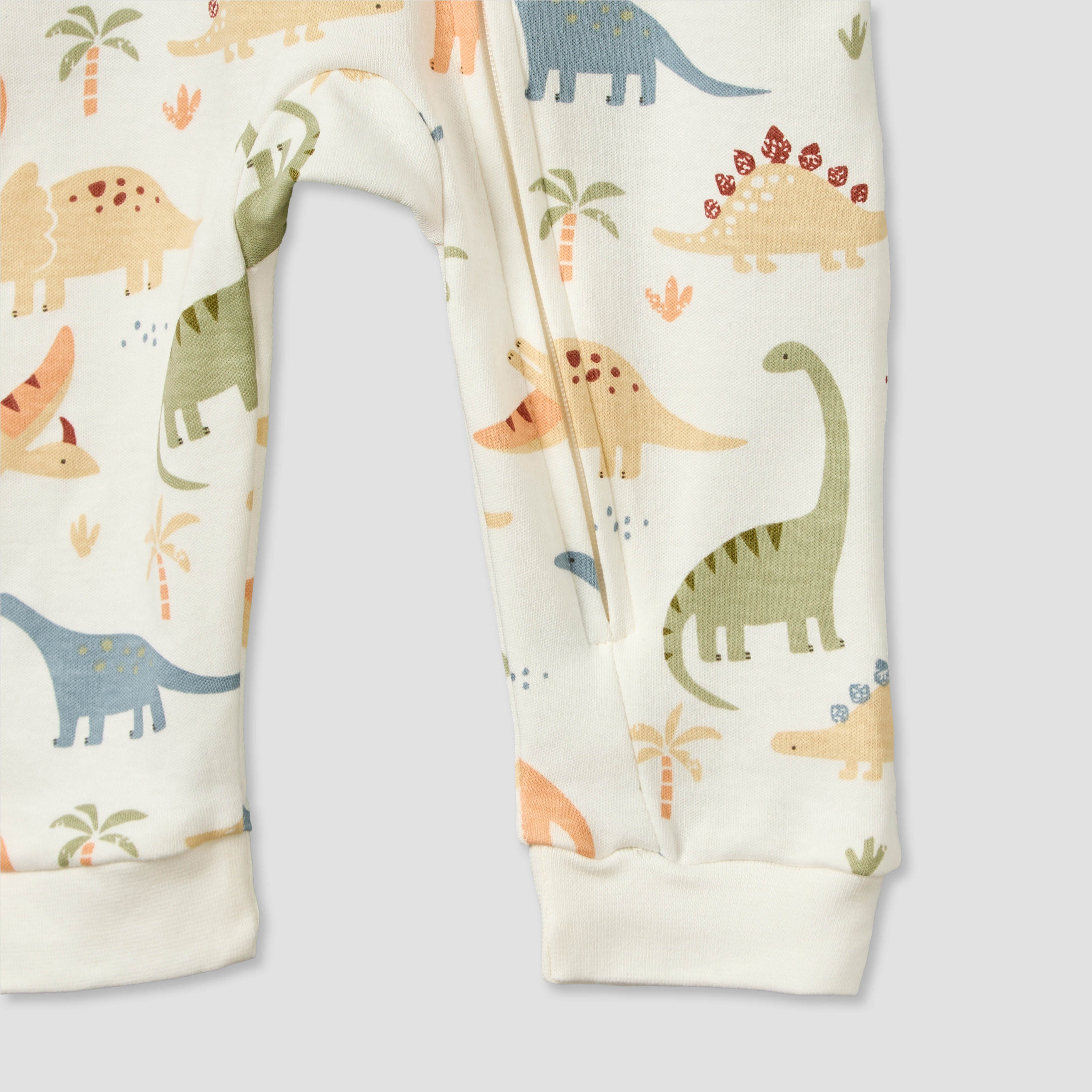 بدلة نوم قطن بطبعات ديناصور وياقة ضيقة وأكمام طويلة من جونيورز-baby-boys-clothing-nightwear-sleepsuits-image-5