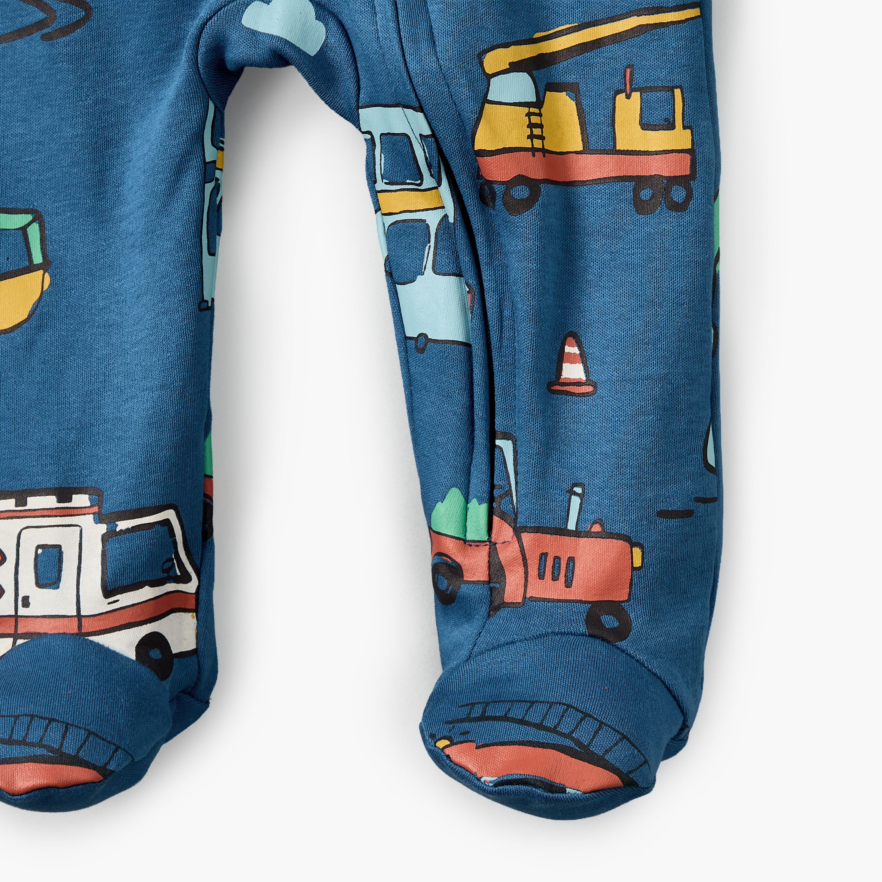 بدلة نوم قطن بأكمام طويلة وياقة ضيقة وطبعات سيارة من جونيورز-baby-boys-clothing-nightwear-sleepsuits-image-5