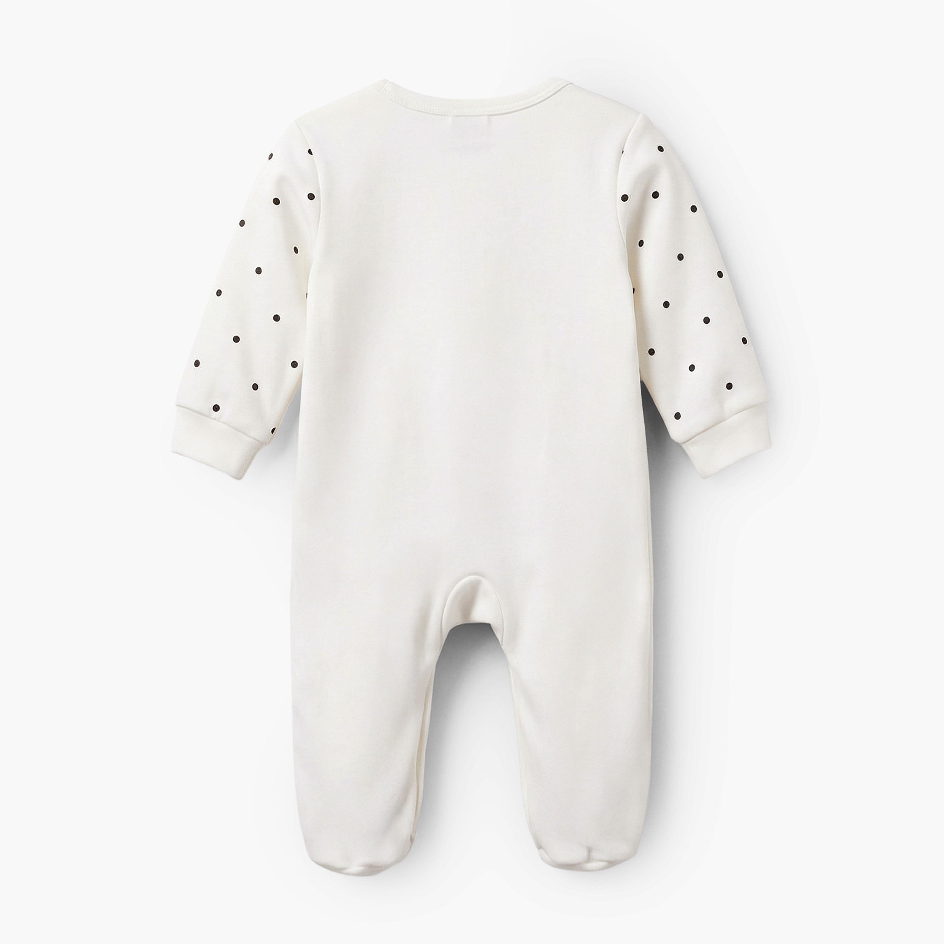 Juniors Cotton Crew Neck Long Sleeves Sleepsuit with Graphic Print-baby-girls-clothing-nightwear-sleepsuits-image-3