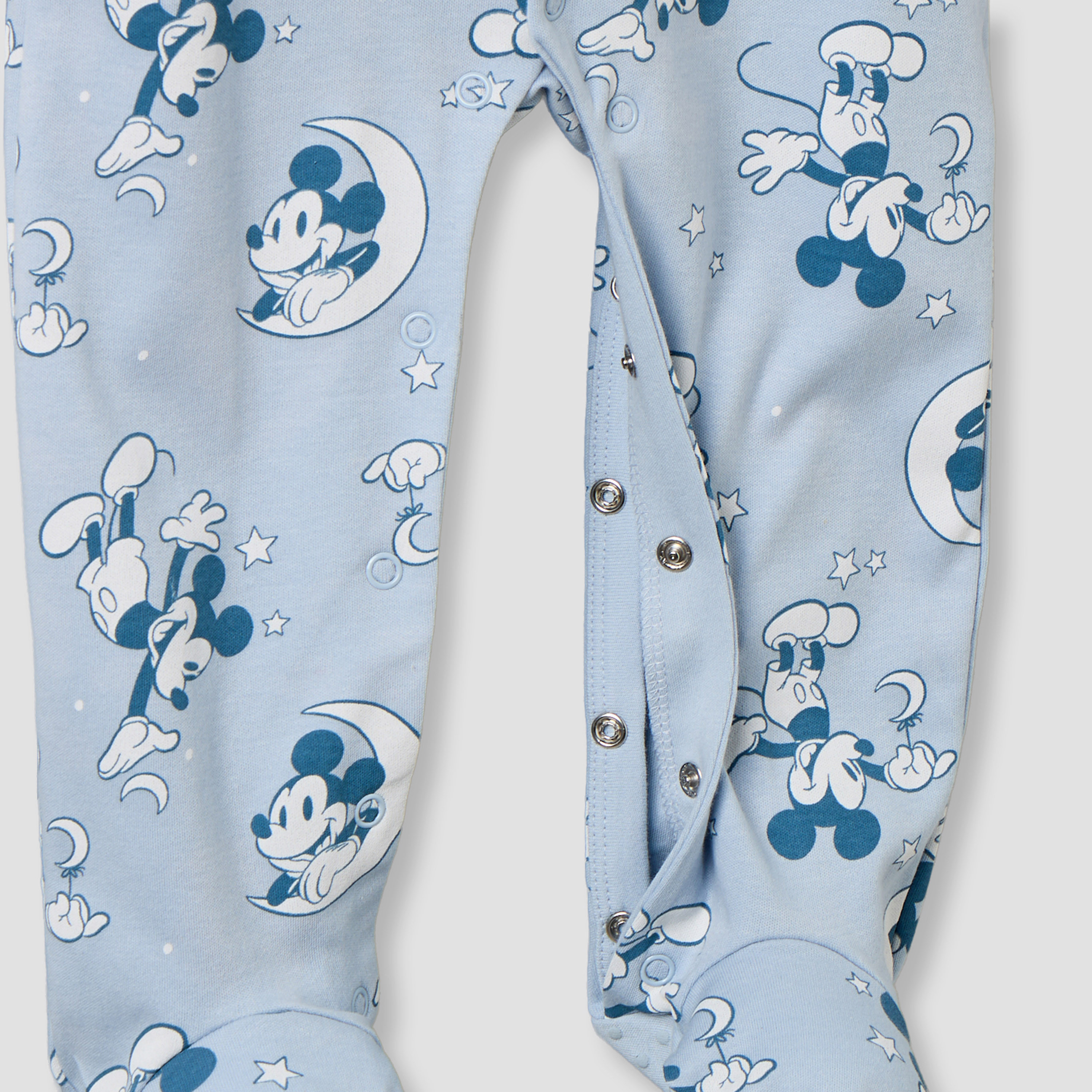 بدلة نوم قطن بطبعات ميكي ماوس وأكمام طويلة وياقة مستديرة من ديزني-baby-boys-clothing-nightwear-sleepsuits-image-5