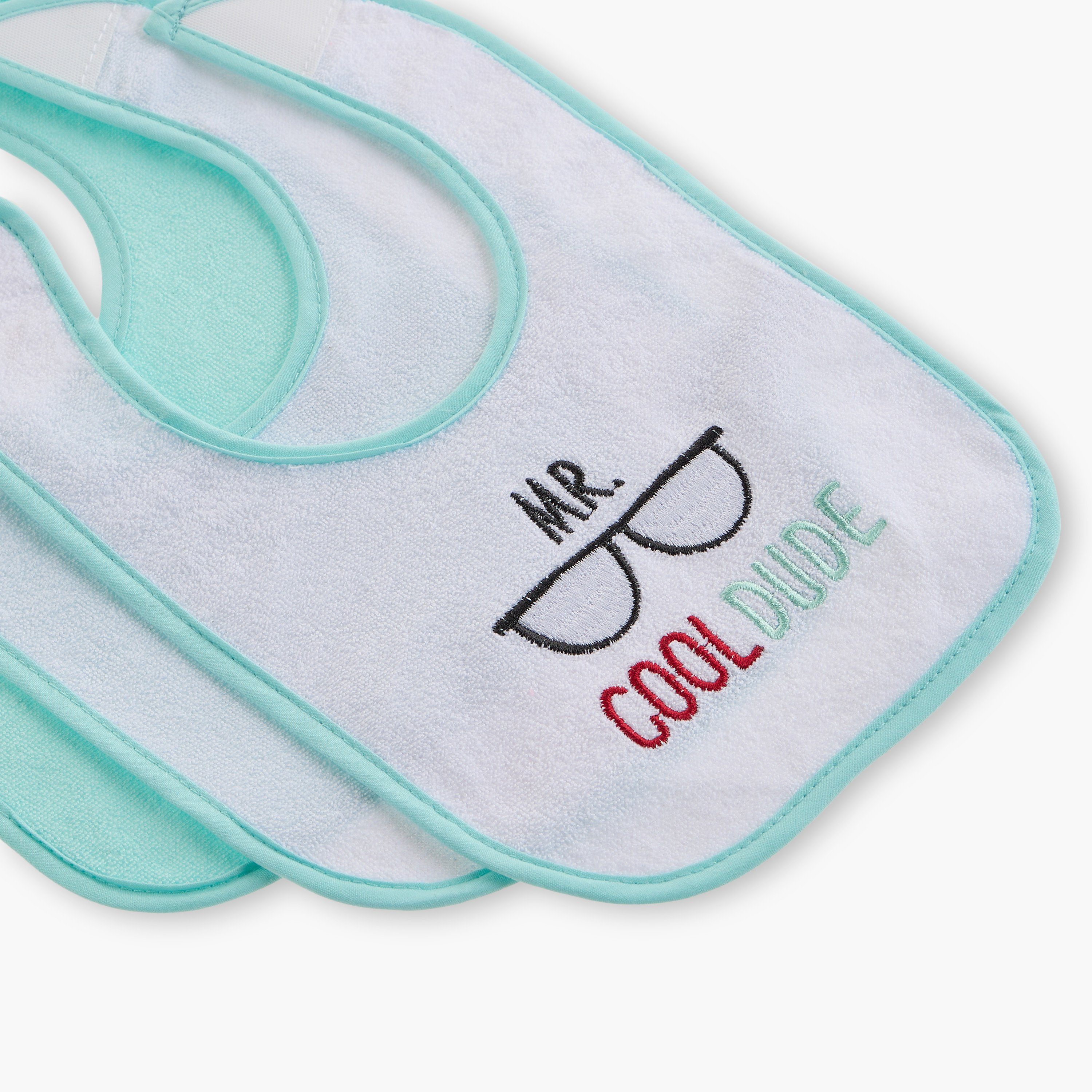 Juniors Assorted Bib with Snap Button Closure - Set of 3-baby-feeding-bibs-image-6