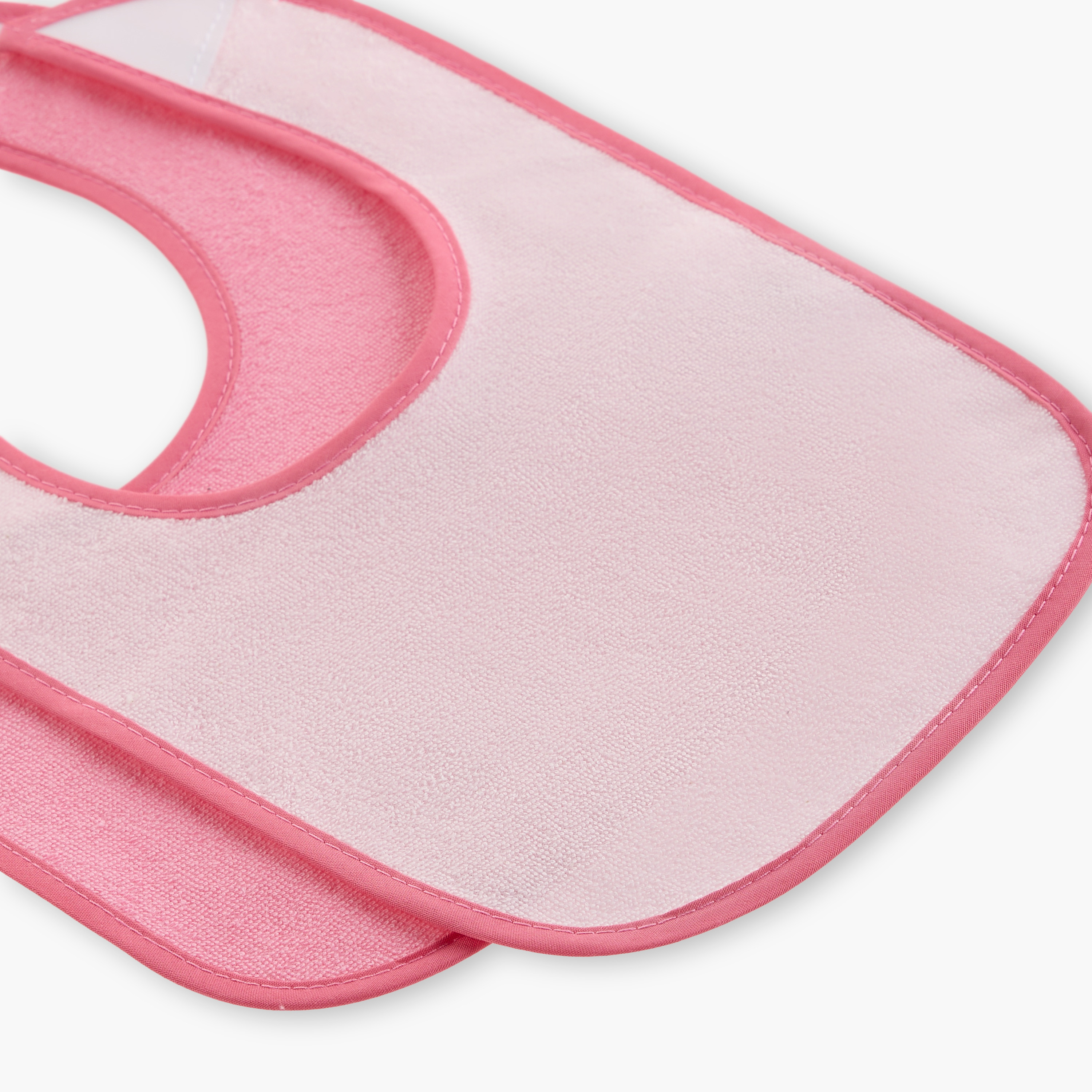 Juniors Textured Terry Bib with Hook and Loop Closure - Set of 2-baby-feeding-bibs-image-8