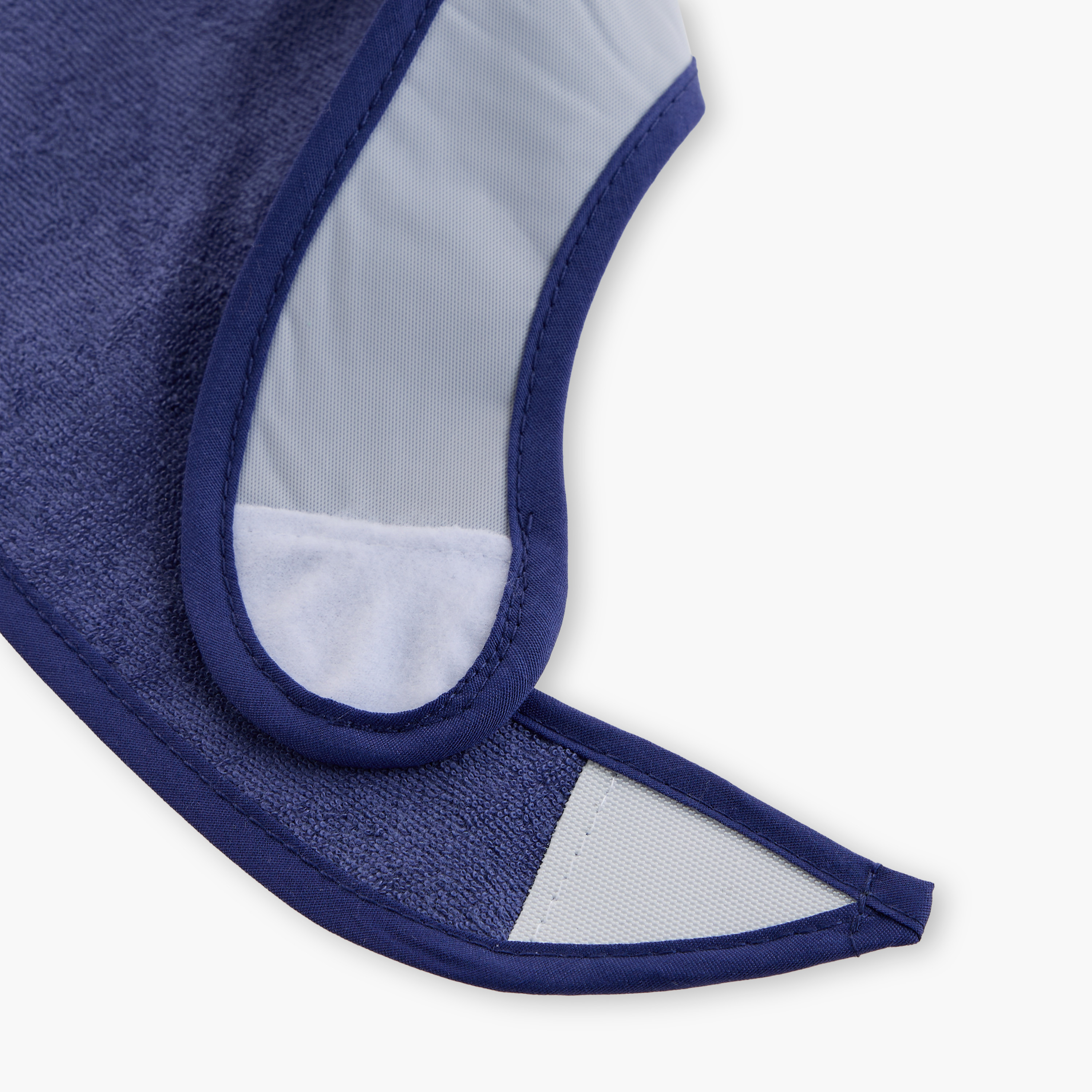 Juniors Textured Terry Bib with Hook and Loop Closure - Set of 5-baby-feeding-bibs-image-8