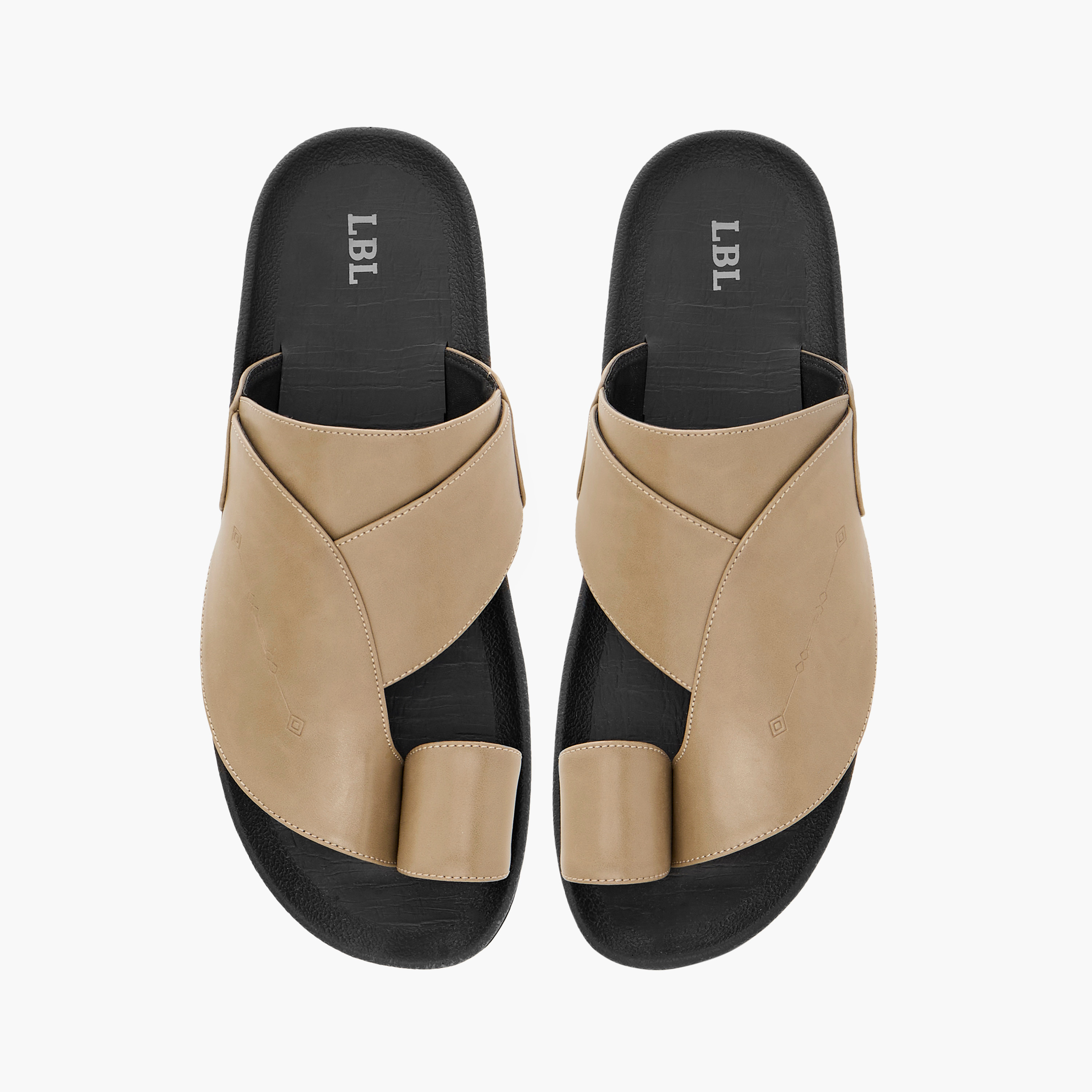 صندل عربي سهل الارتداء بألواح إل بي إل من شو إكسبريس-men-shoes-sandals-image-1